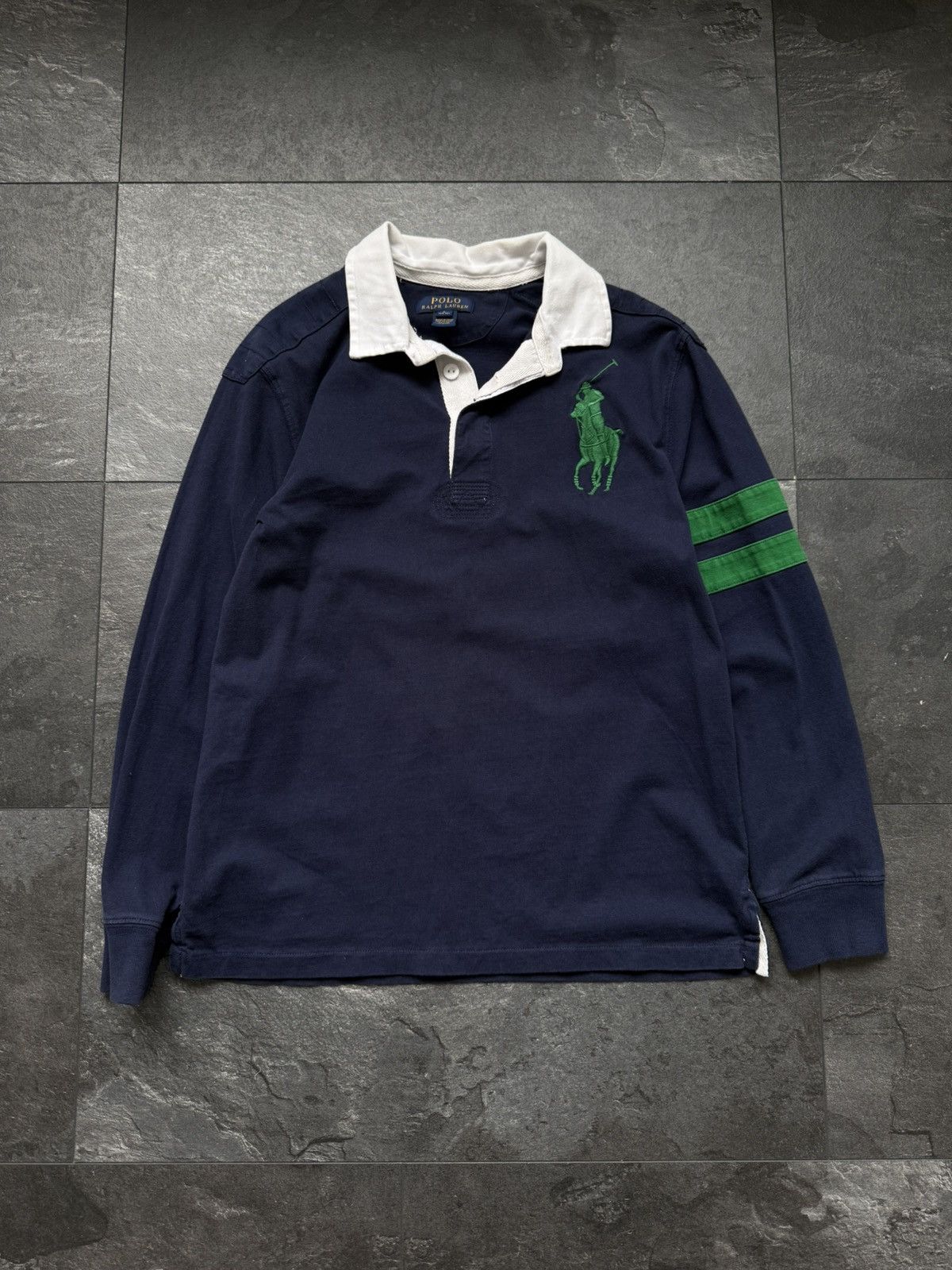Polo Ralph Lauren × Streetwear × Vintage Vintage polo Ralph Lauren long sleeve big logo rugby Size US XS / EU 42 / 0 - 1 Thumbnail