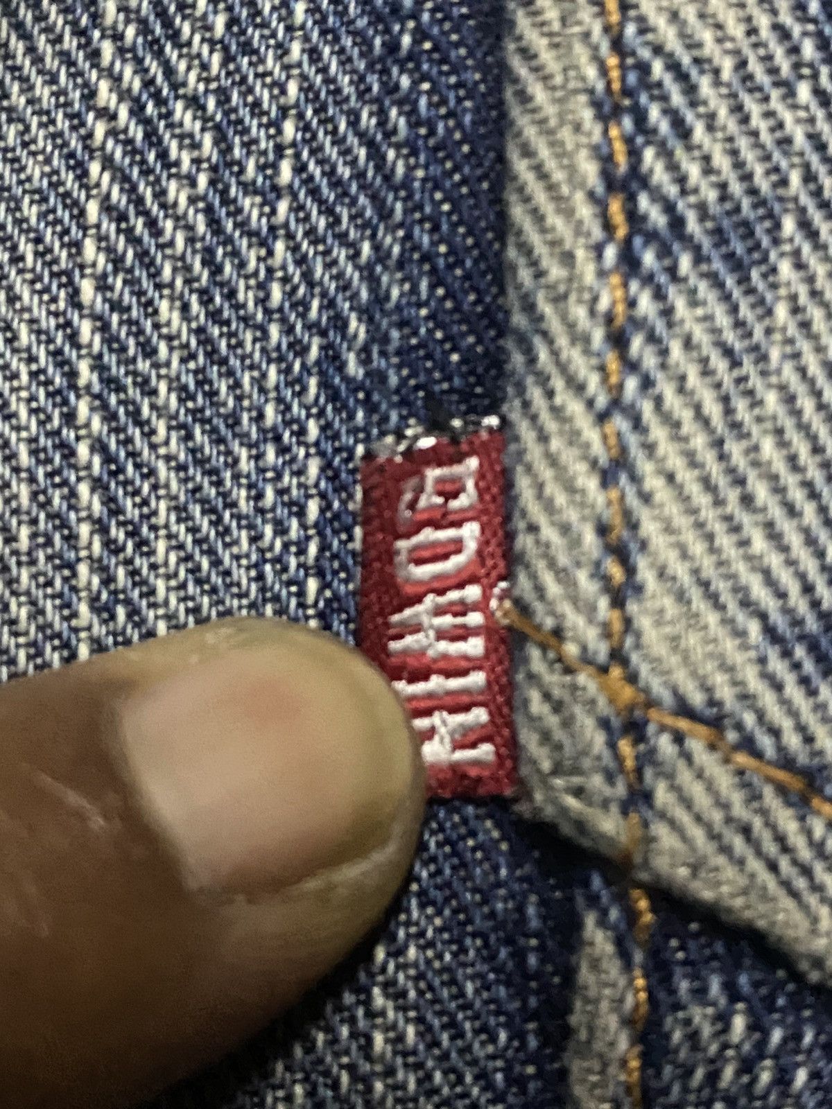 Junya Watanabe Vintage Edwin XV Buckle Back Wide Leg Baggy Bootcut Jeans Size US 36 / EU 52 - 16 Thumbnail