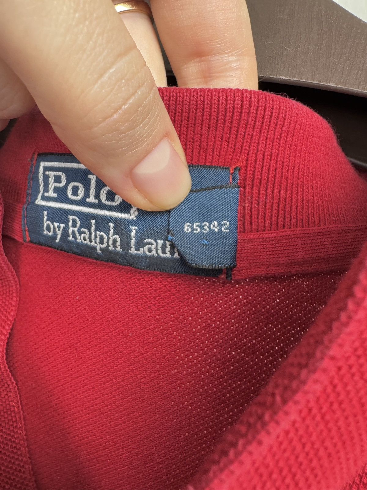 Polo Ralph Lauren Polo Ralph Lauren vintage red small logo polo tee shirt Size US S / EU 44-46 / 1 - 9 Thumbnail