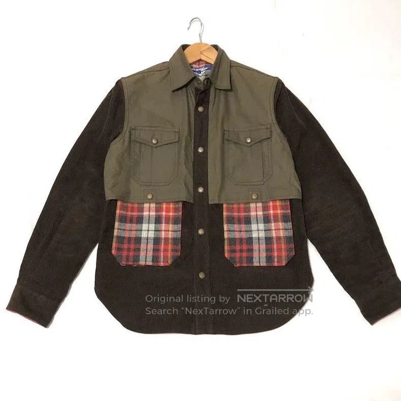 JUNYA WATANABE MAN Corduroy Patchwork Jacket.