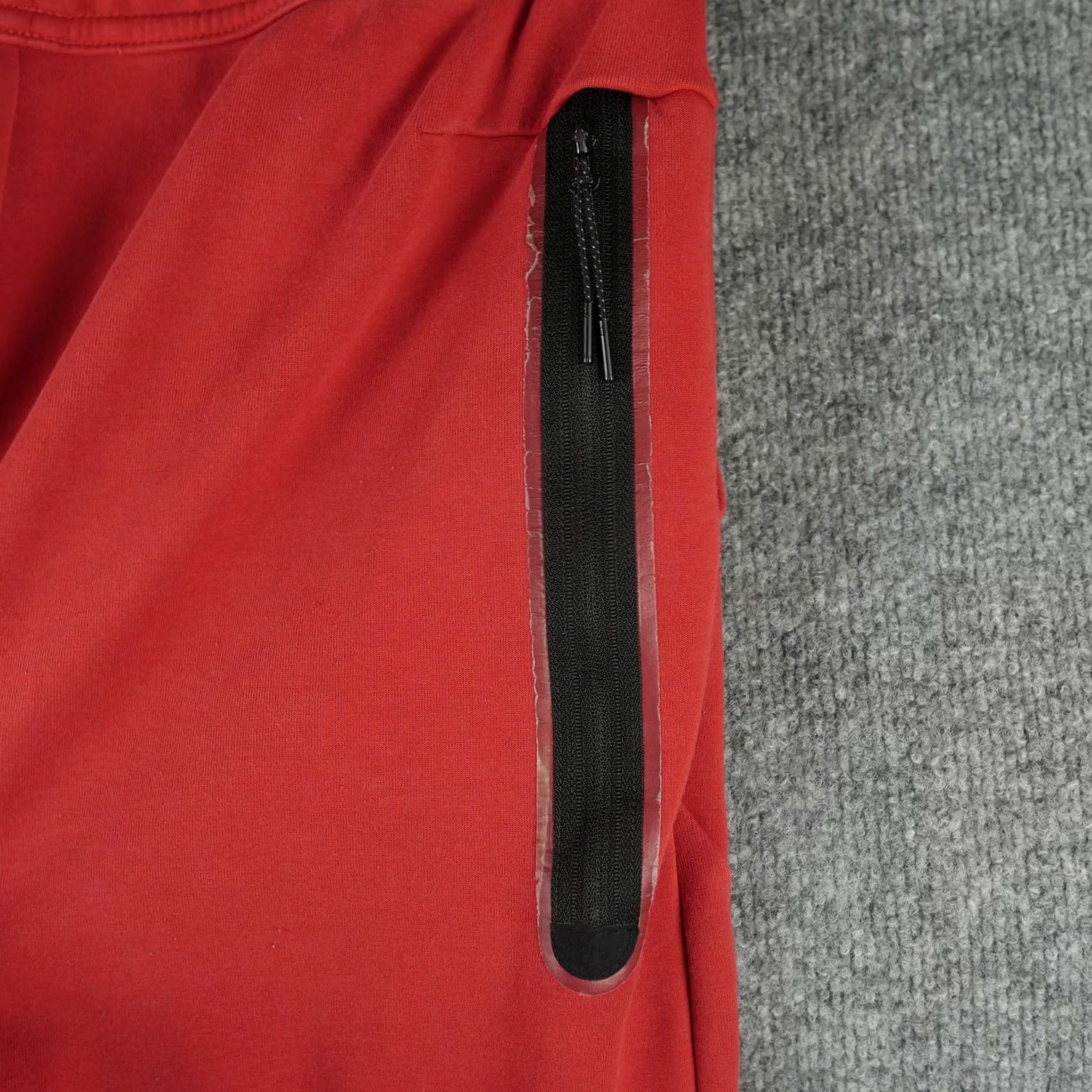 Nike Nike Tech Fleece Pants Mens M Red Jogger Sweatpants with Zip Pocket CU4495-657 Size US 31 - 6 Thumbnail
