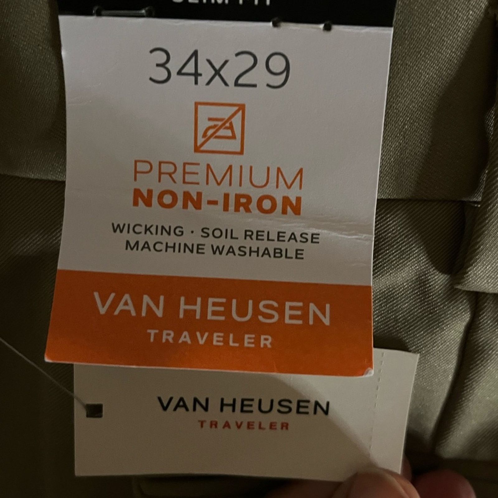 Van Heusen NWT Men’s pants Van Heusen Size 34 X 29 Size US 34 / EU 50 - 2 Thumbnail