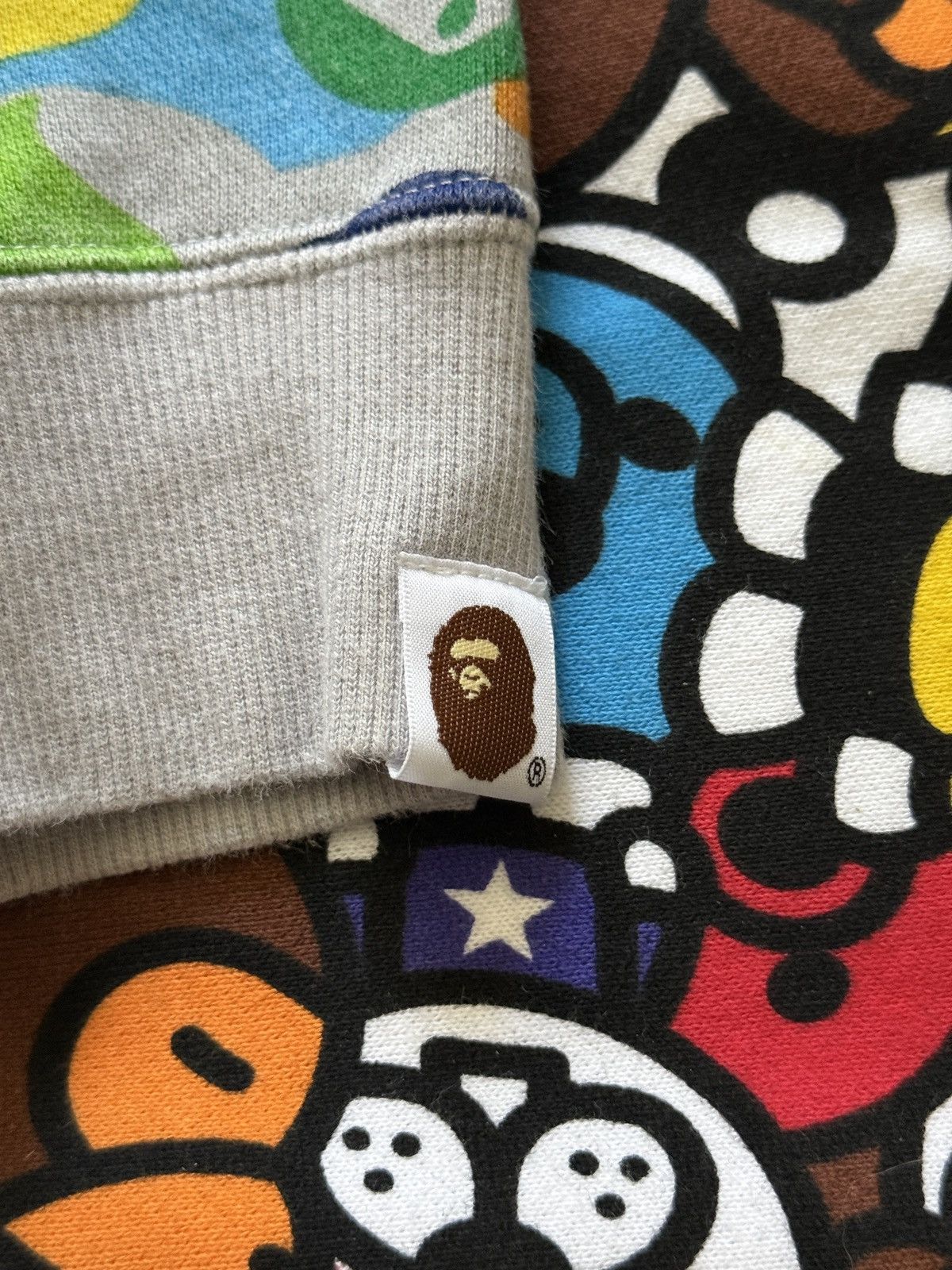 Bape A Bathing Ape Multi Camo Baby Milo Shark Hoodie Size S / US 4 / IT 40 - 7 Thumbnail