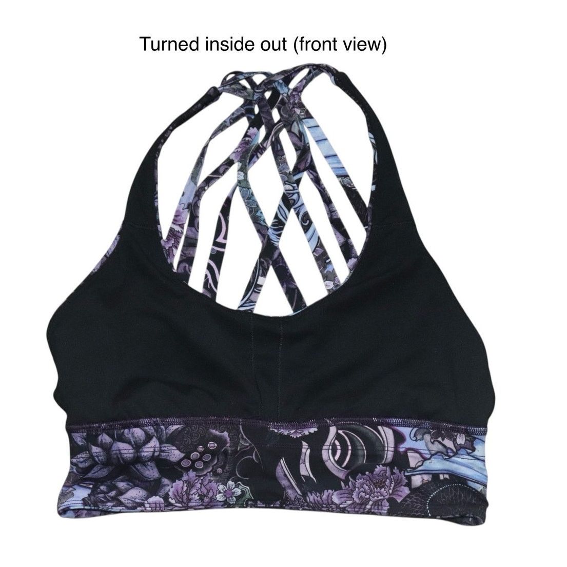 Lululemon Lululemon Free To Be Moved Bra Memoir Multi Purple Size 6 Size M / US 6-8 / IT 42-44 - 6 Thumbnail