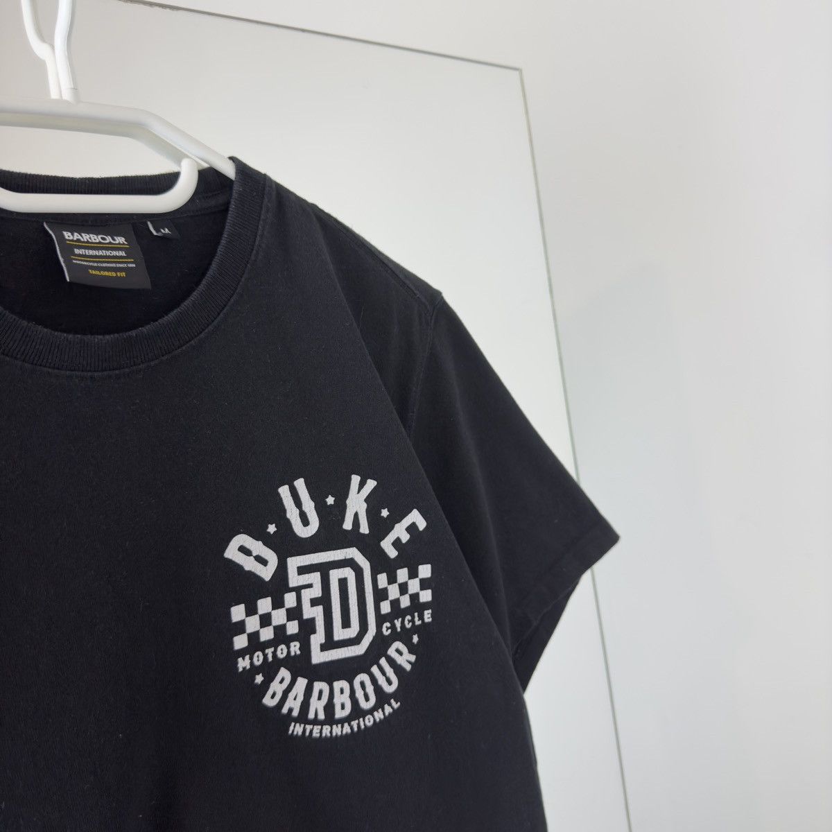 Barbour Vintage Barbour Duke Motor Cycle T-shirt Baggy Size US M / EU 48-50 / 2 - 3 Thumbnail