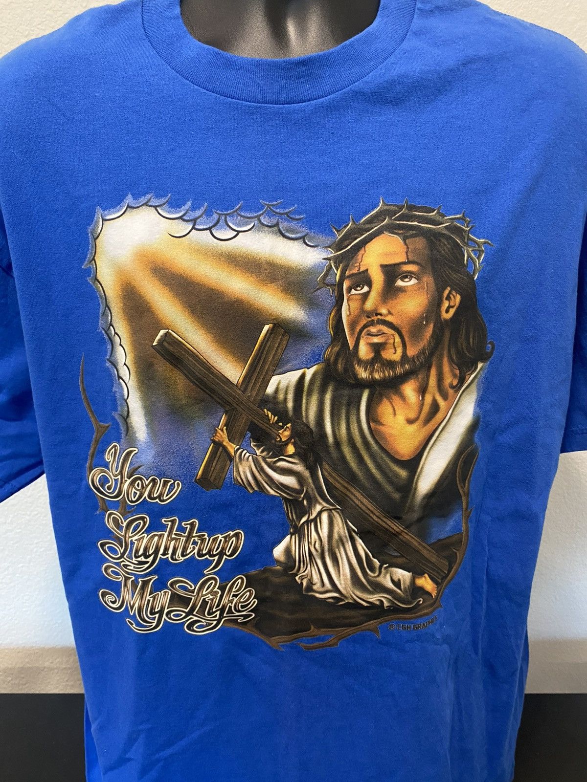 Vintage Jesus you light up my life shirt y2k Size US XL / EU 56 / 4 - 3 Thumbnail