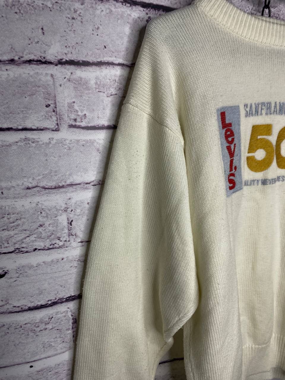 Levi's Vintage Clothing Womens Levi’s Vintage Clothing Sweaters 501 luxury big logo Size S / US 4 / IT 40 - 2 Thumbnail