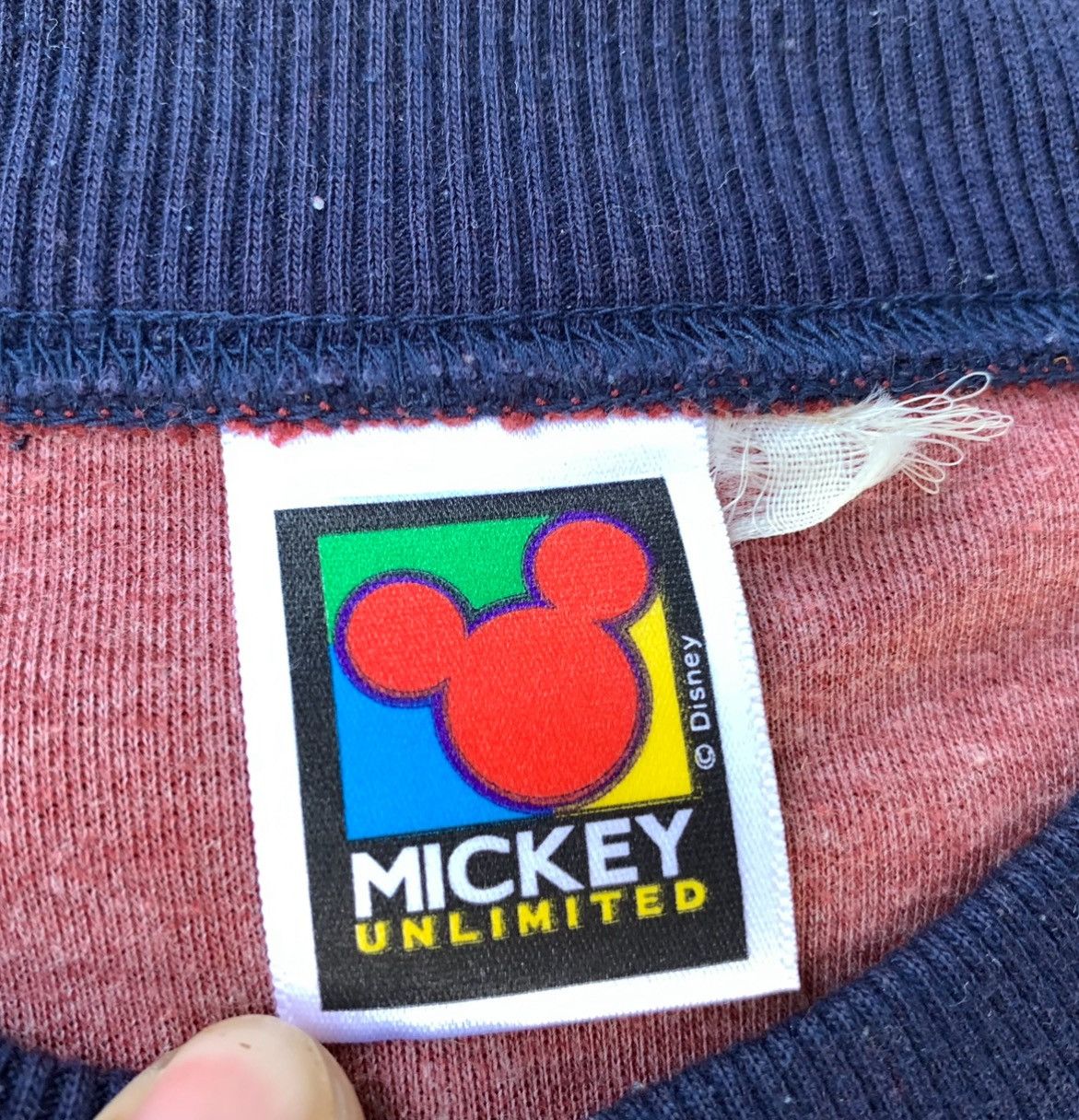 Disney Vintage Mickey Mouse Unlimited Sweatshirt Embroidered Logo Size US L / EU 52-54 / 3 - 10 Thumbnail