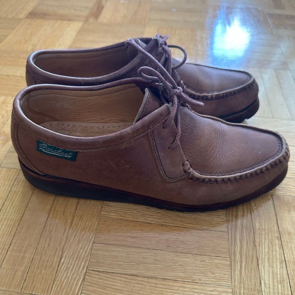 Paraboot Vintage Paraboot Tyrolean Brown Leather Derby UK 7 US 8 Size US 8 / EU 41 - 4 Thumbnail
