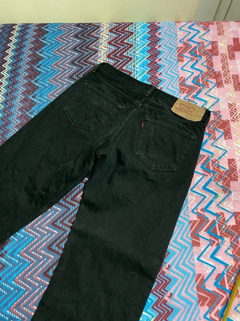 Levi's Denim pants black Levi's 501 vintage jeans W34 Y2K Size US 34 / EU 50 - 19 Thumbnail
