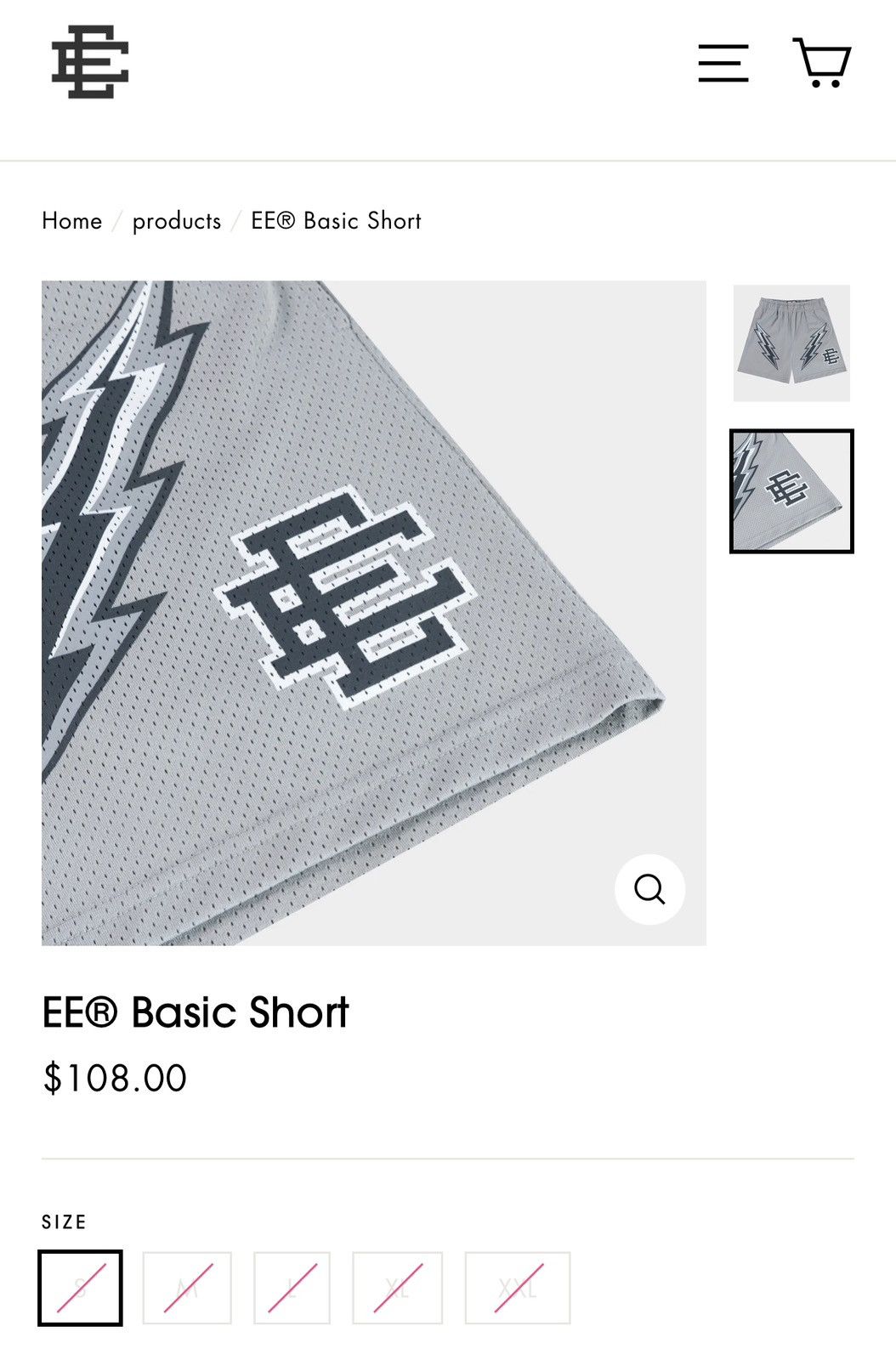 Eric Emanuel Eric Emanuel Bolt Shorts XL Size US 36 / EU 52 - 9 Thumbnail