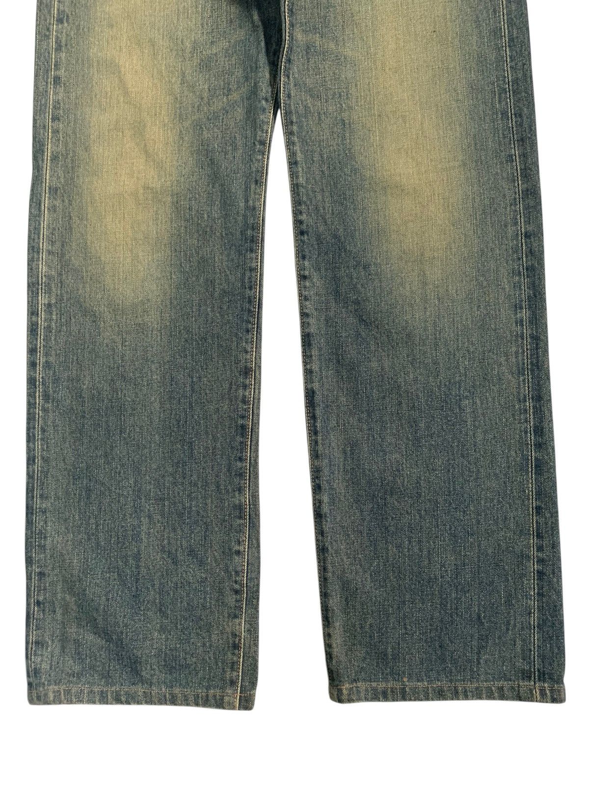 Edwin VINTAGE EDWIN 505X SELVEDGE FADED & RUSTY DISTRESSED DENIM Size US 31 - 8 Thumbnail