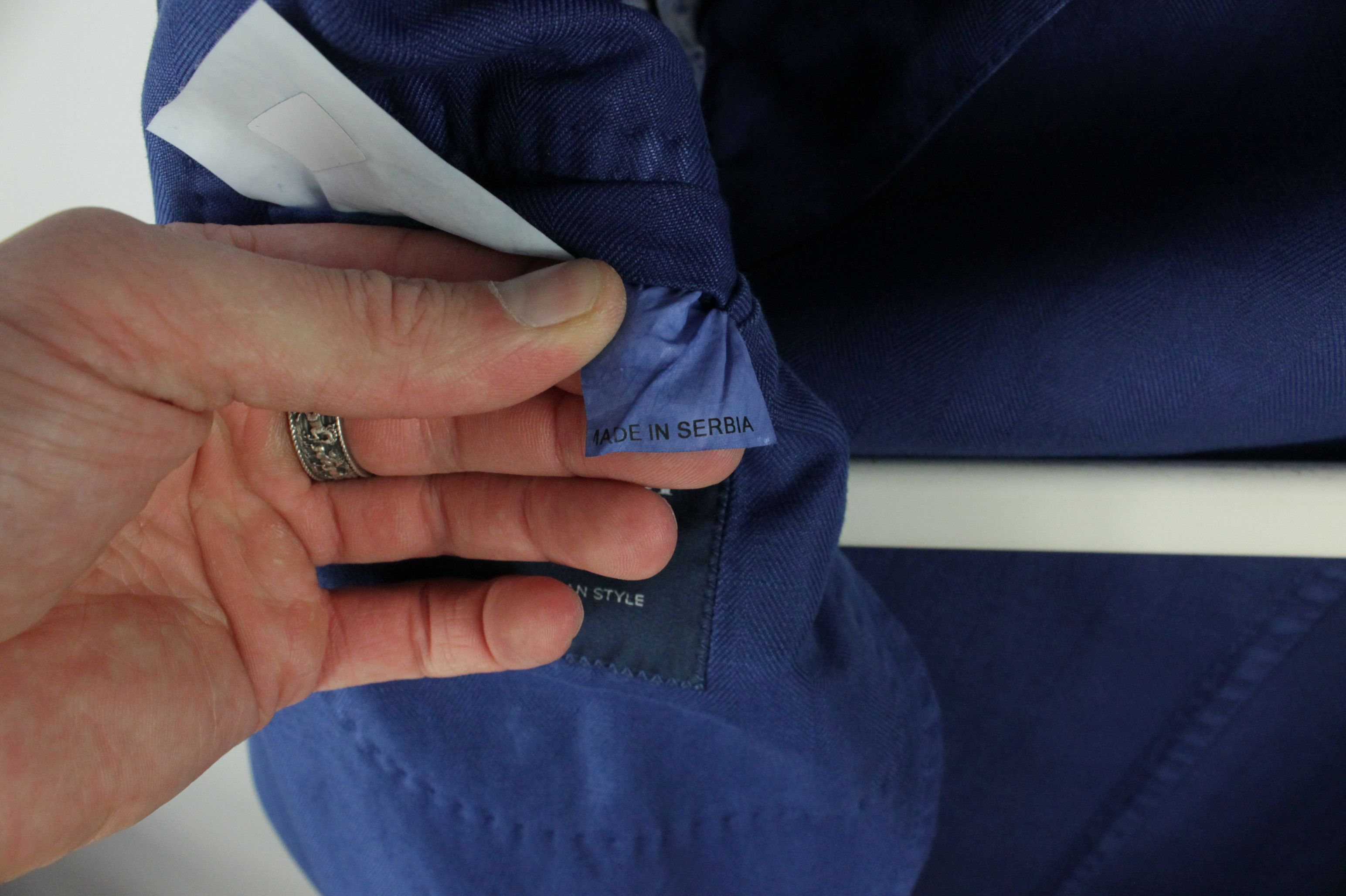 Boggi Boggi Milano Italian Style Linen Cotton Sport Coat Jacket Size US M / EU 48-50 / 2 - 9 Thumbnail