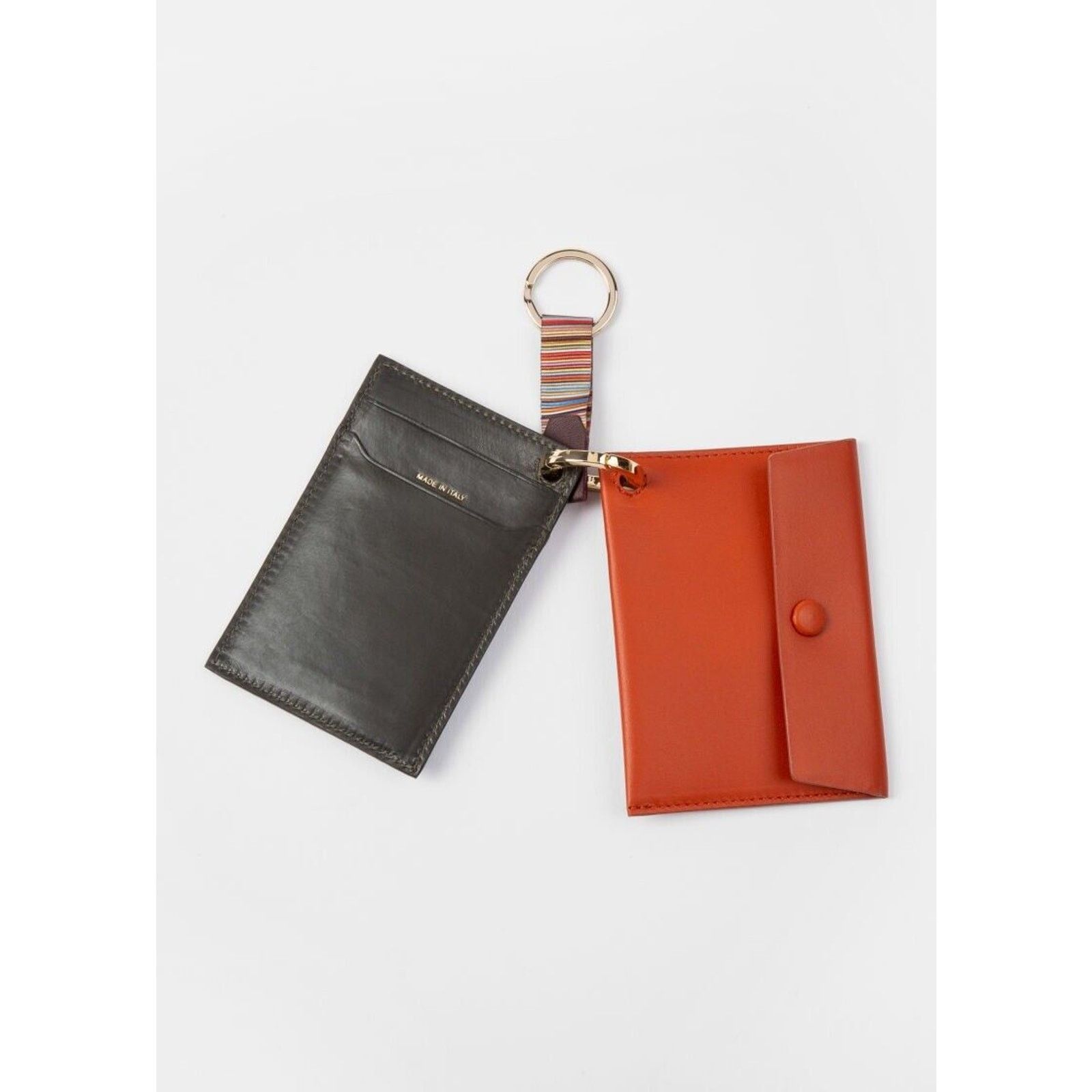 Paul Smith Rare! NWT Paul Smith $400 Leather Trio Wallet & Key Ring set Size ONE SIZE - 2 Thumbnail