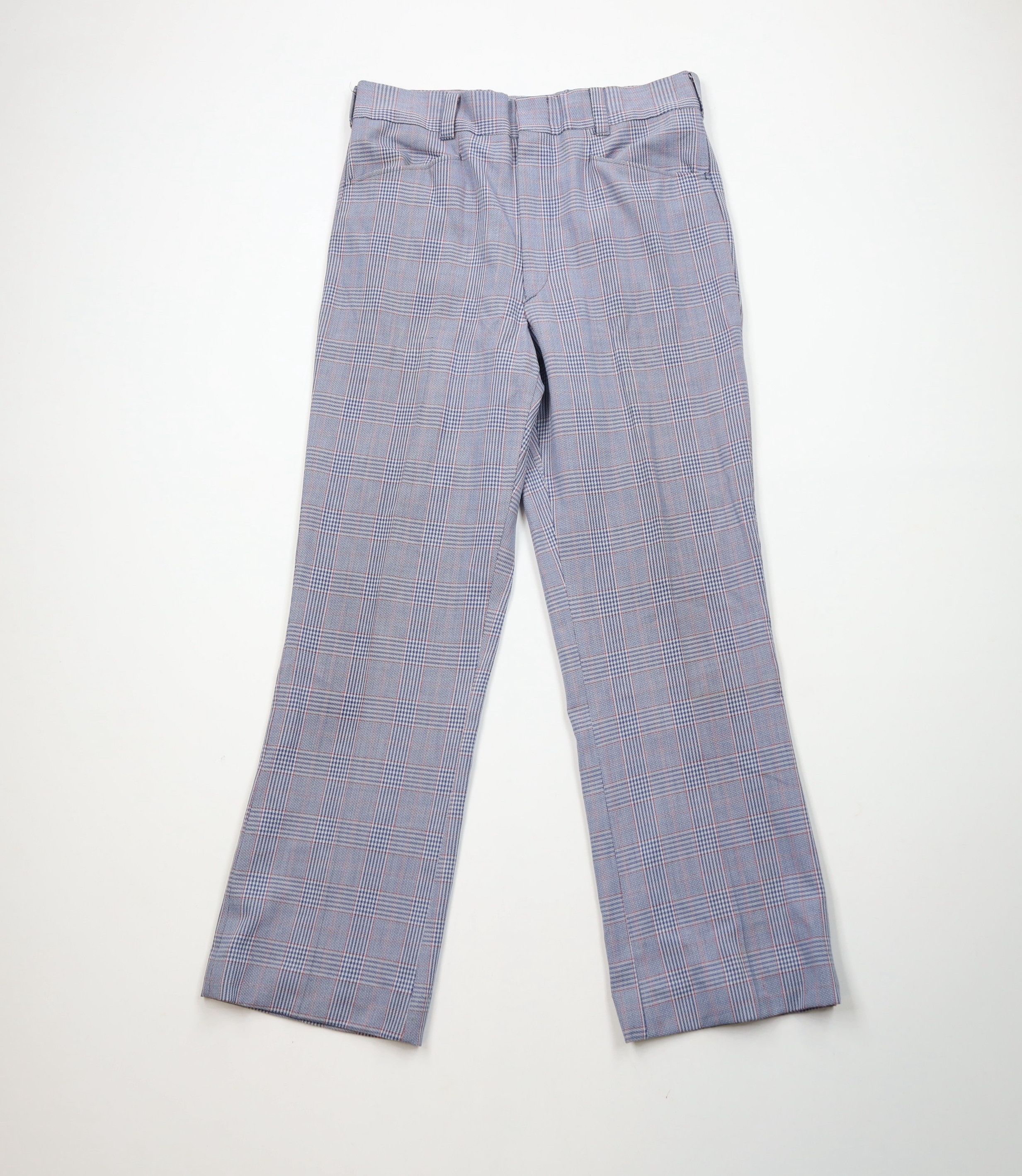 Vintage Vintage 60s Streetwear Houndstooth Bell Bottoms Pants USA Size US 34 / EU 50 - 1 Thumbnail