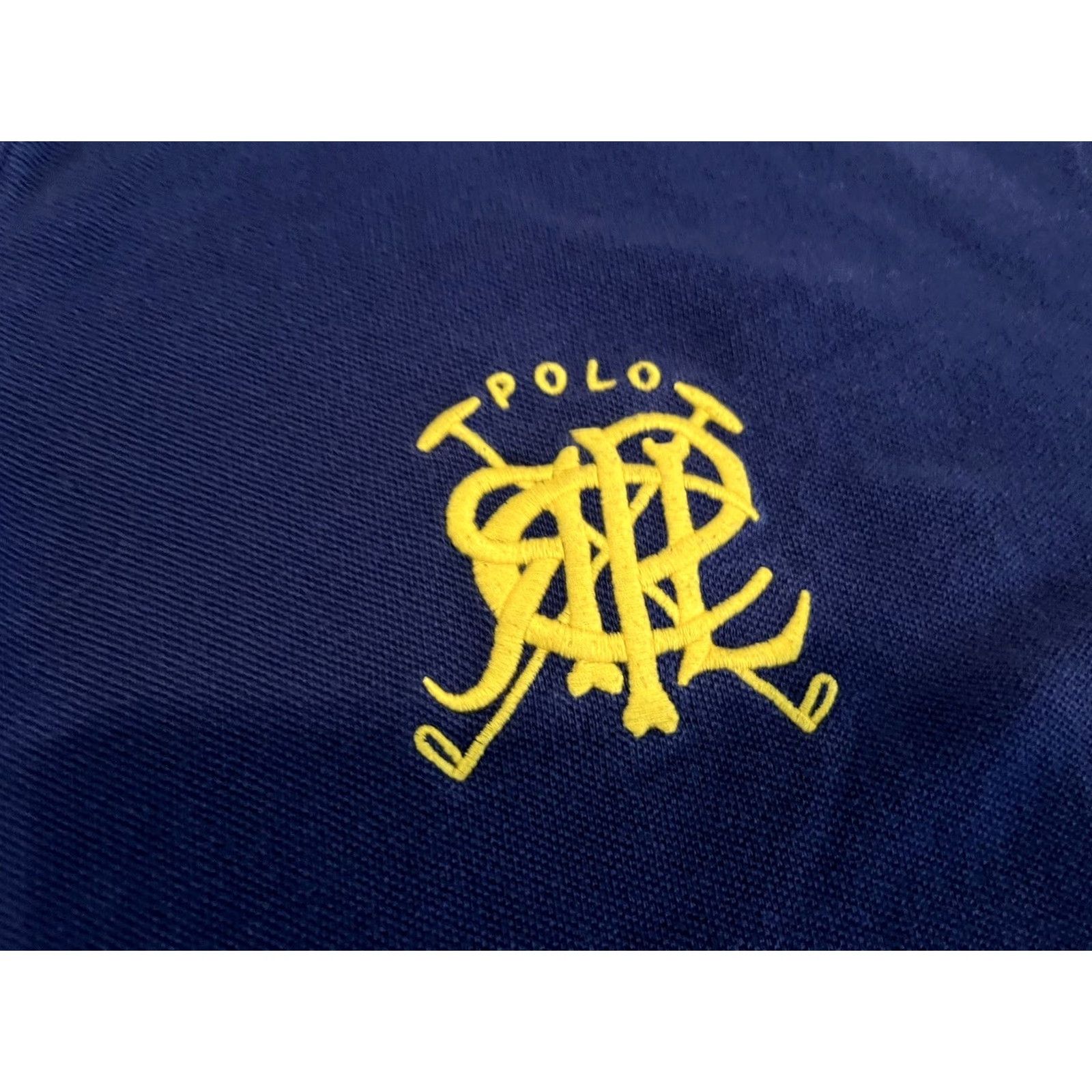 Polo Ralph Lauren Polo Ralph Lauren Polo Shirt Embroidered Equestrian 2XLT Mens Blue Yellow Shirt Big & Tall Size US XXL / EU 58 / 5 - 3 Thumbnail