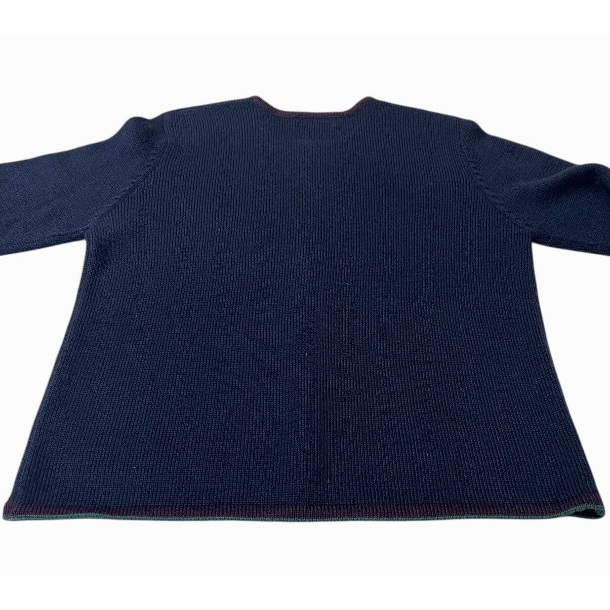 Other Koret Wool Blend Paisley Cardigan Sweater Women's Small Blue Size S / US 4 / IT 40 - 4 Thumbnail