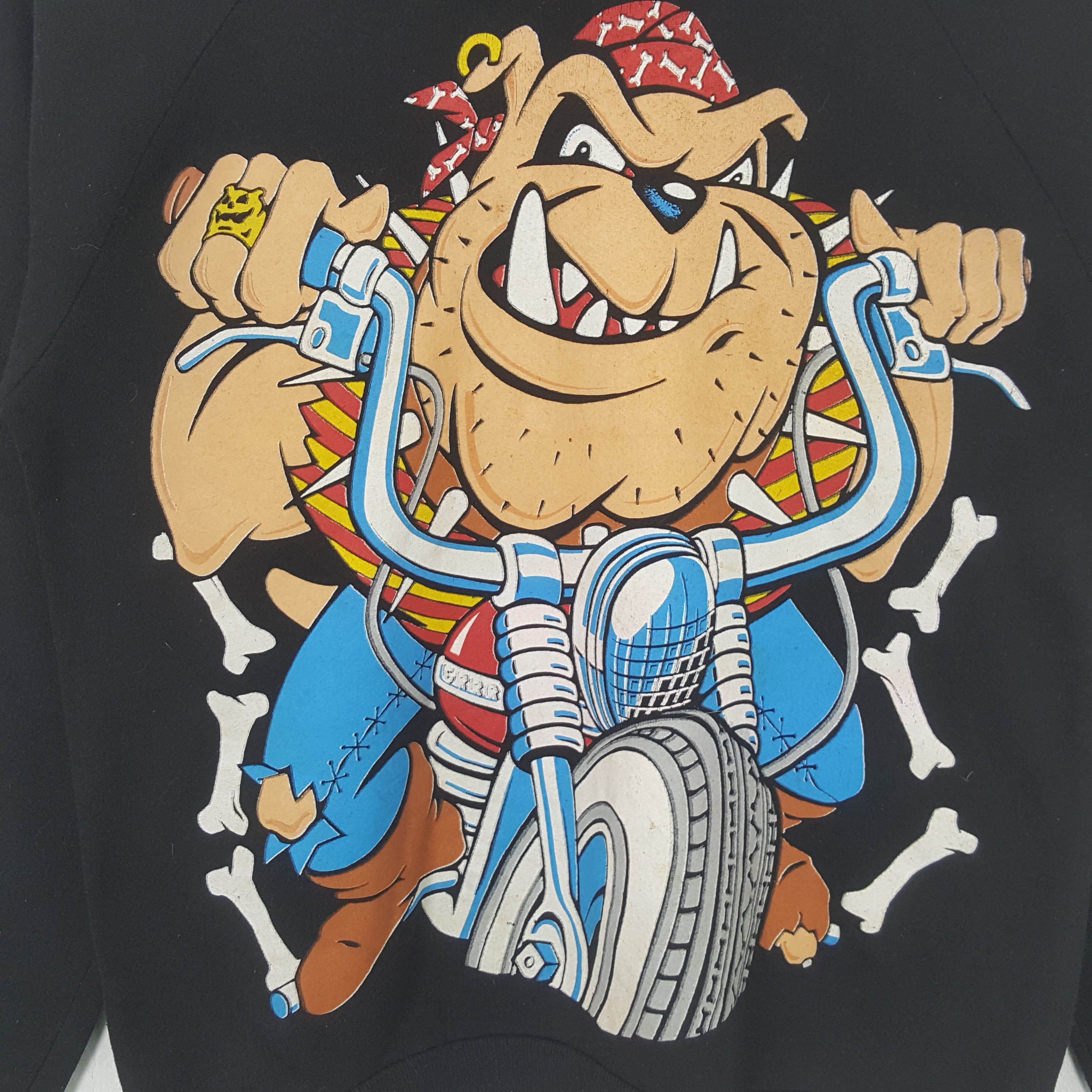 Jerzees × Vintage Vintage Bulldog American Copper Sweatshirt c283n4 Size US M / EU 48-50 / 2 - 2 Thumbnail