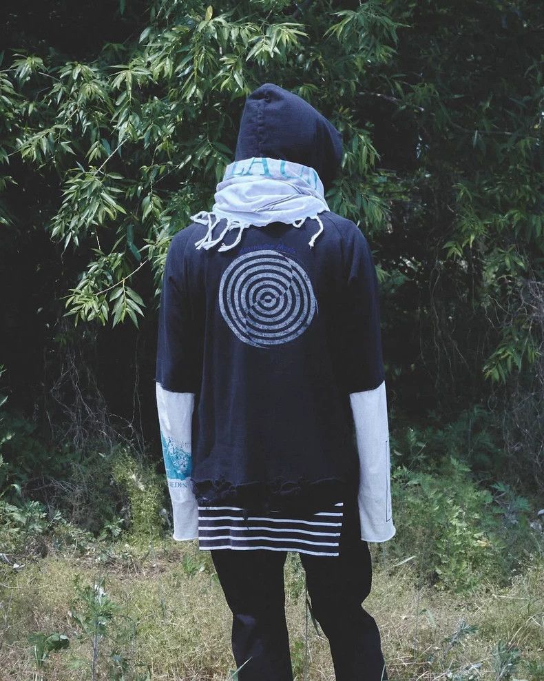 Undercover Undercover Size3 06SS T Period Destroyed Moth Hole Hoodie Size US M / EU 48-50 / 2 - 7 Thumbnail