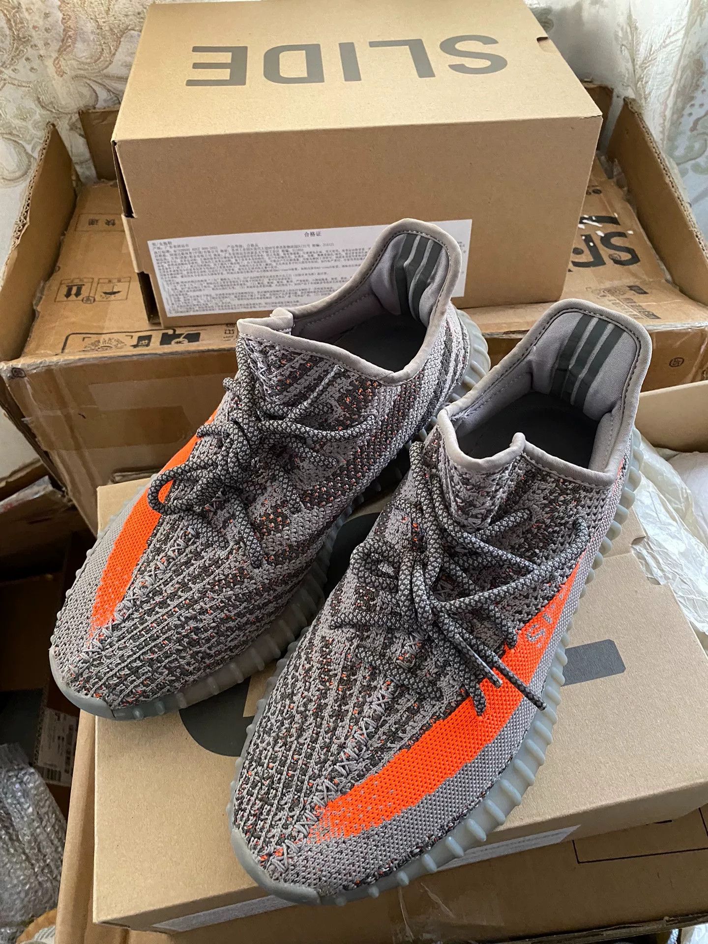 Adidas Adidas YEEZY350 Gray Lowtop Sneakers 9 Men Size US 9 / EU 42 - 1 Thumbnail