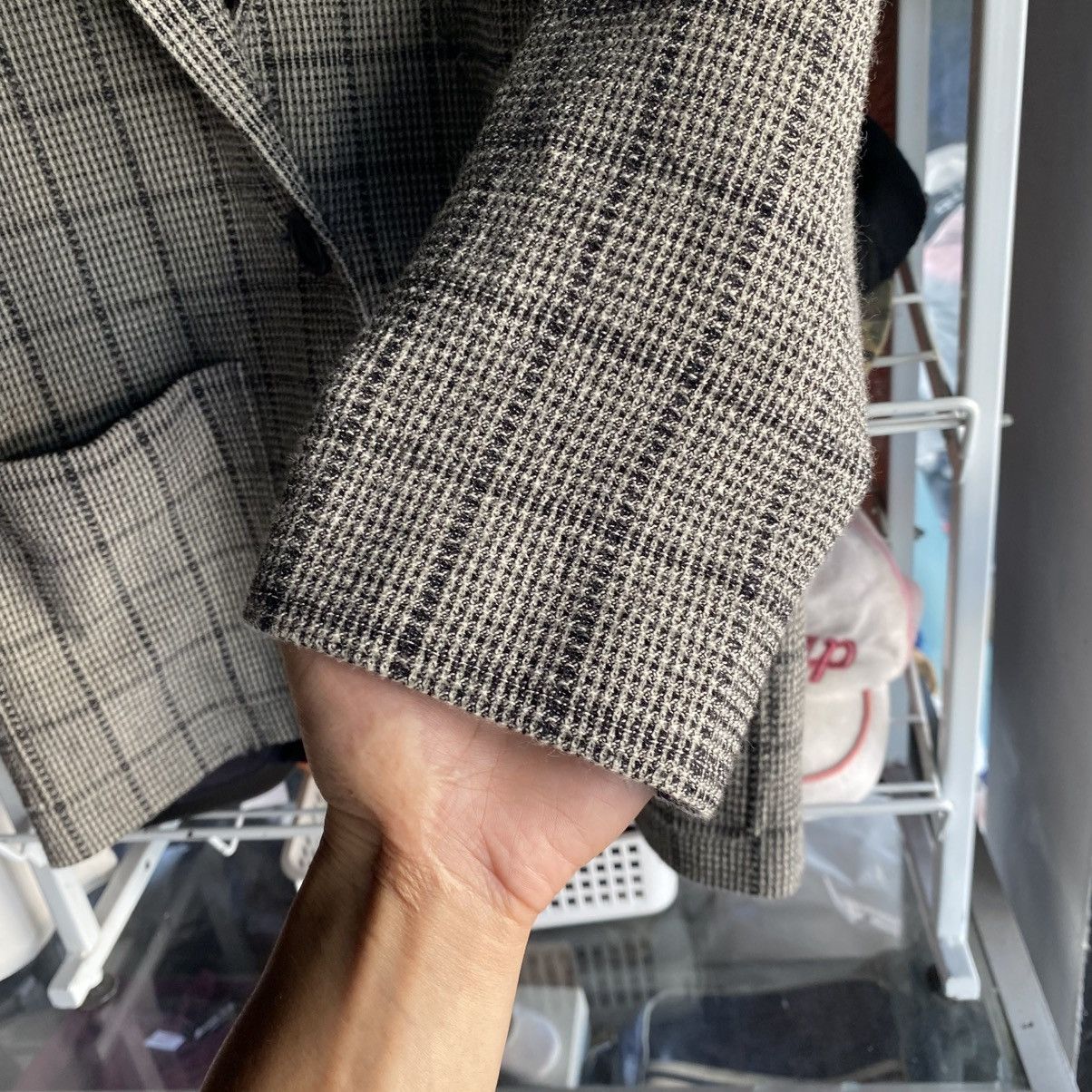Christian Dior Monsieur Vintage Christian Dior Pre-A-Porter Plaid Blazer Size 40S - 7 Thumbnail