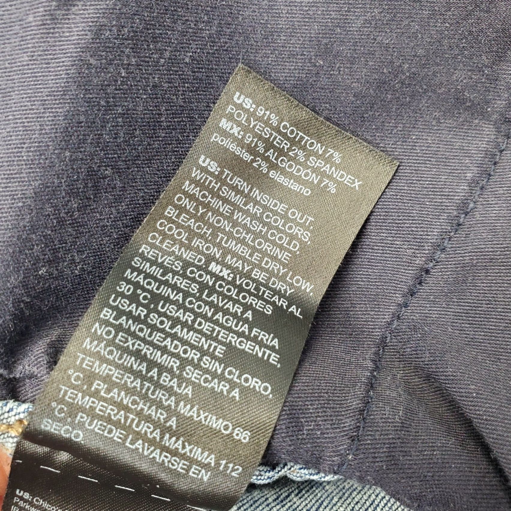 White House Black Market White House Black Market Jeans Womens Size 8 Blue Denim High Rise Whiskered Boho Straight Jeans Size 30" / US 8 / IT 44 - 7 Thumbnail