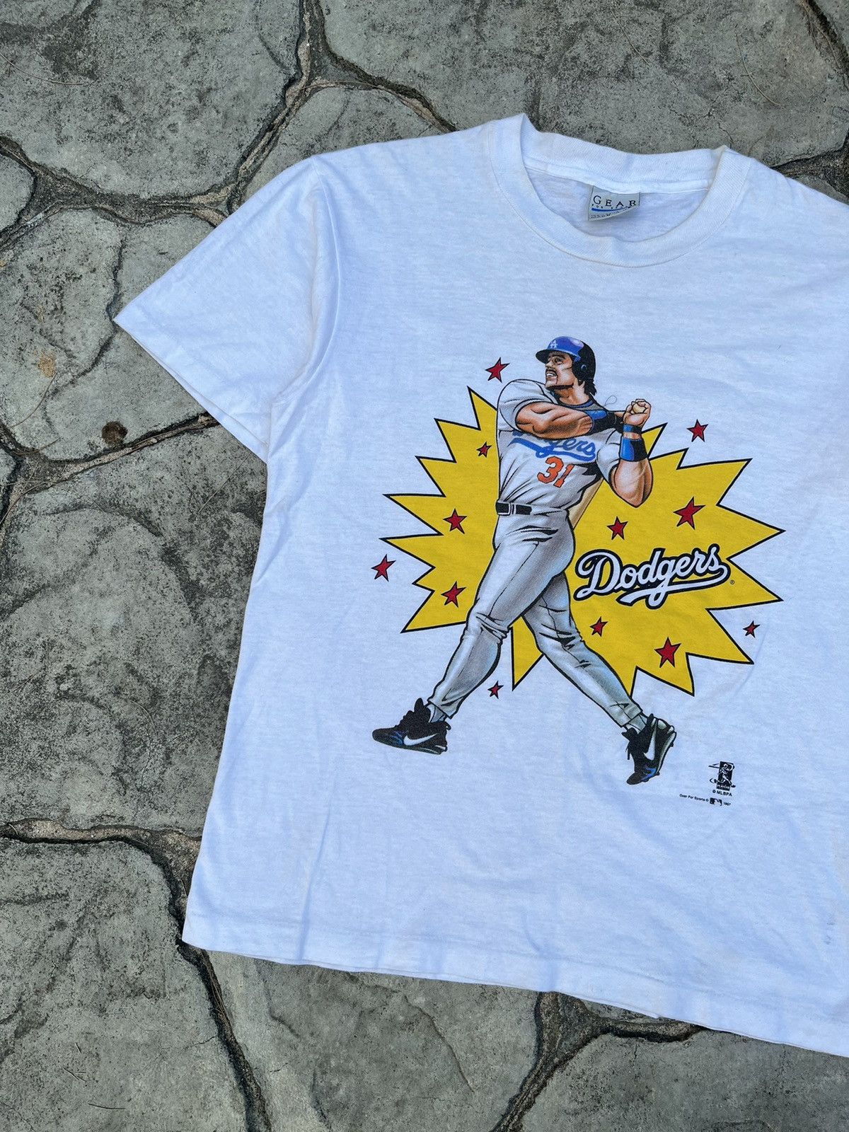 MLB × NBA × Vintage 1997 DODGES " MIKE PIAZZA " TEE Size US M / EU 48-50 / 2 - 2 Thumbnail