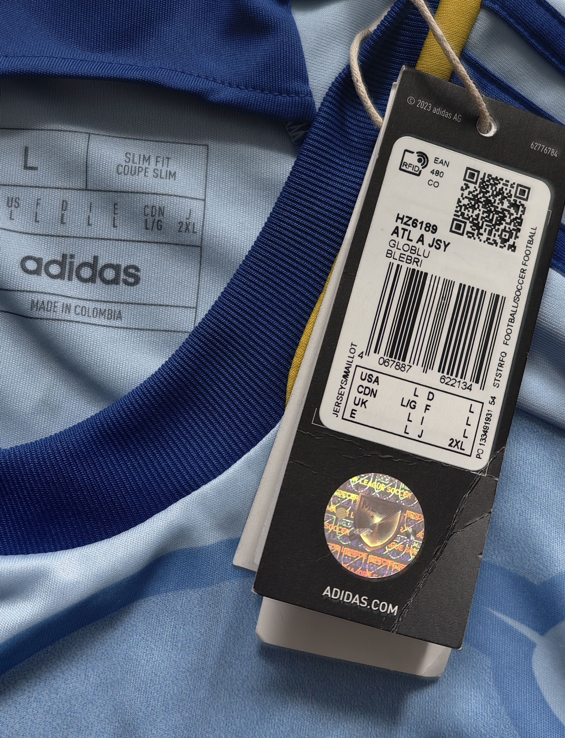 Adidas Atlanta United 2024 Away Jersey Adidas HZ6189 L Size US L / EU 52-54 / 3 - 5 Thumbnail