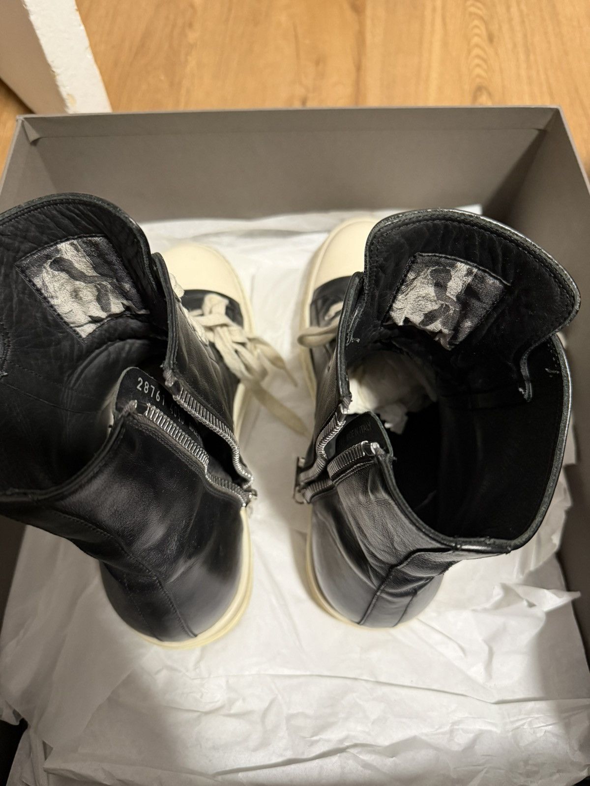 Rick Owens Rick owens ramon hight top sneakers Size US 8 / EU 41 - 7 Thumbnail