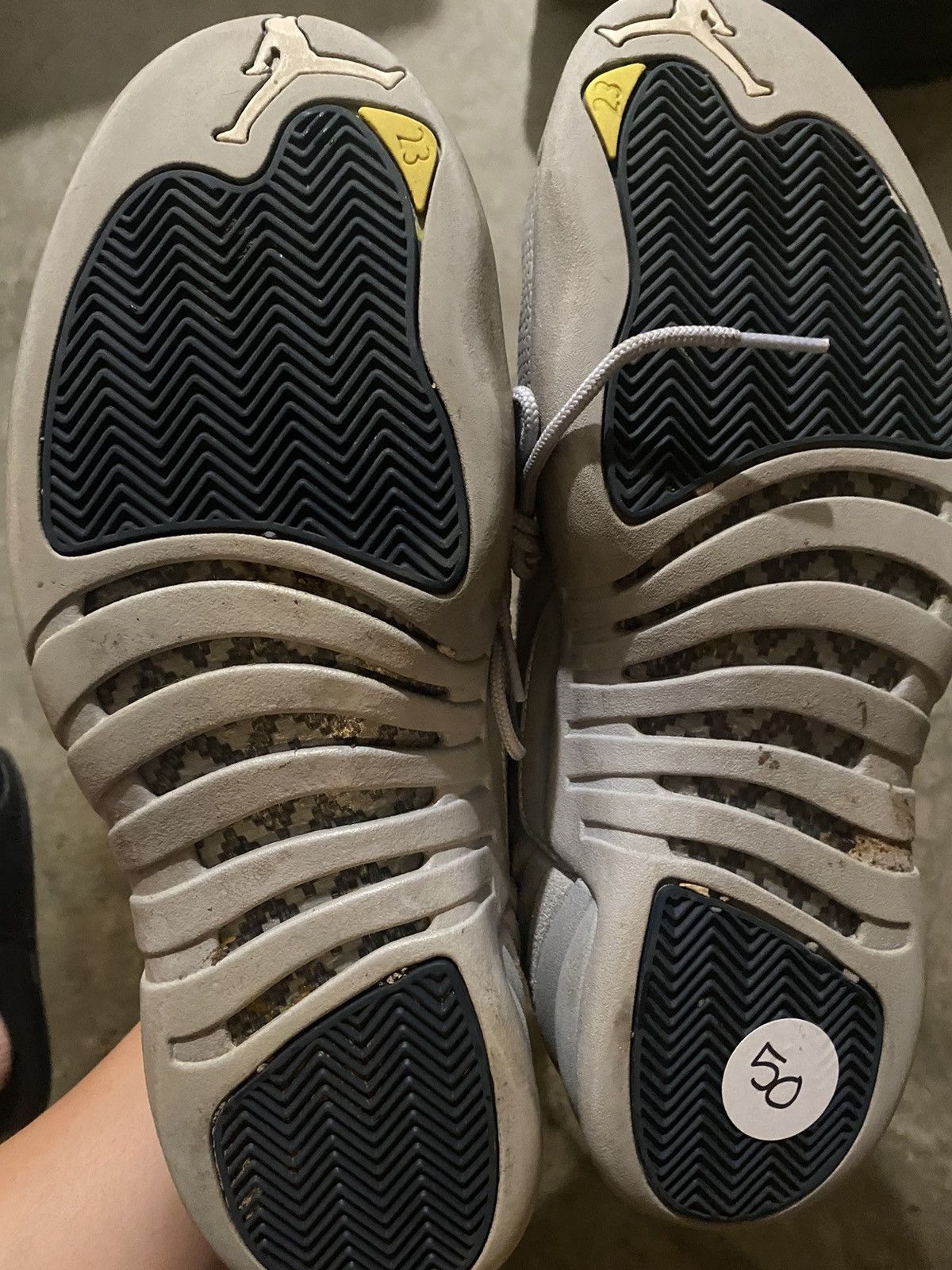 Jordan Brand × Nike Jordan 12 Low Wolf Grey Size US 12 / EU 45 - 6 Thumbnail