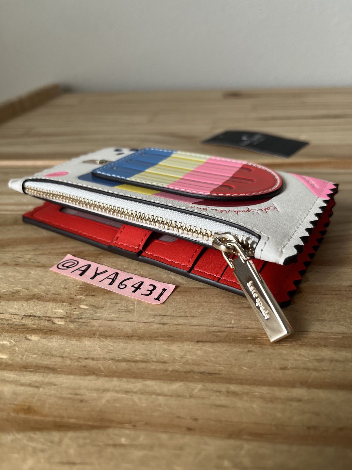 Kate Spade Kate Spade Snack Bar Popsicle Small Slim Bifold Wallet Size ONE SIZE - 3 Thumbnail