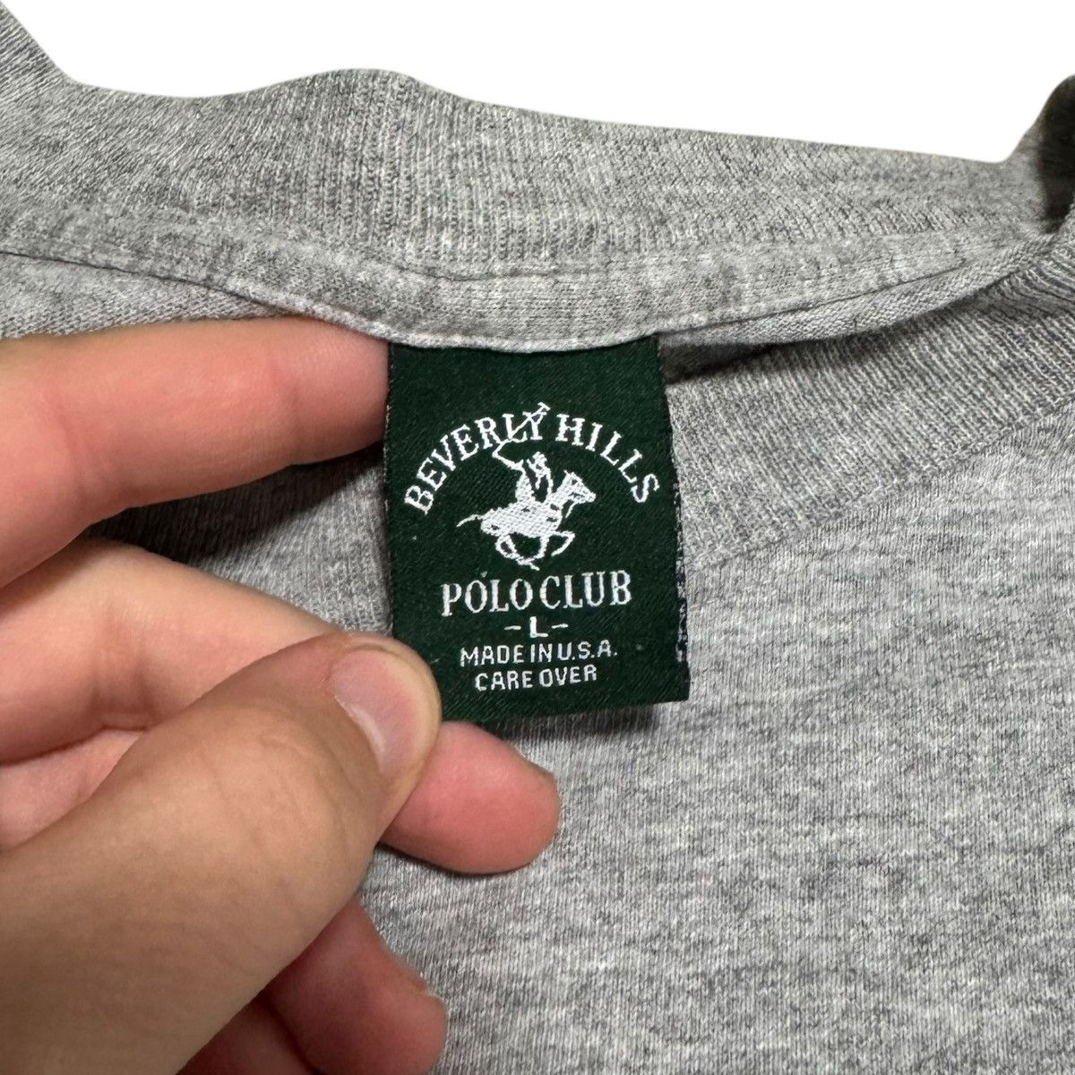 Beverly Hills Polo Club × Vintage Vintage Beverly Hills Polo Club Long Sleeve Shirt Adult L Size US L / EU 52-54 / 3 - 4 Thumbnail