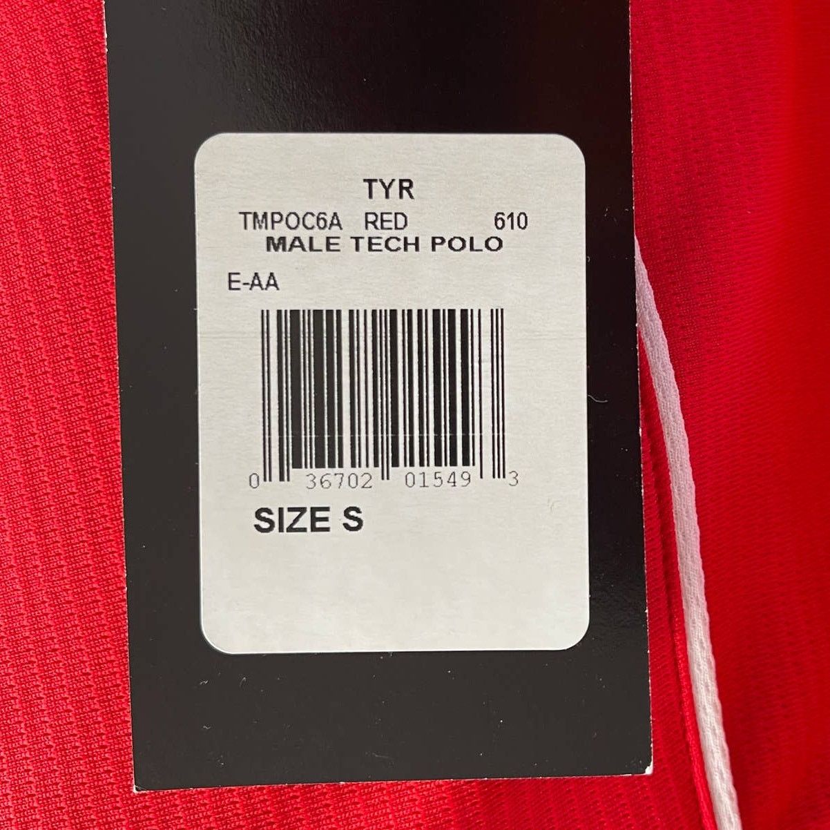 Other TYR Apparel Tech Polo Shirt - Red Textured Size Small - $44 Size US S / EU 44-46 / 1 - 3 Thumbnail