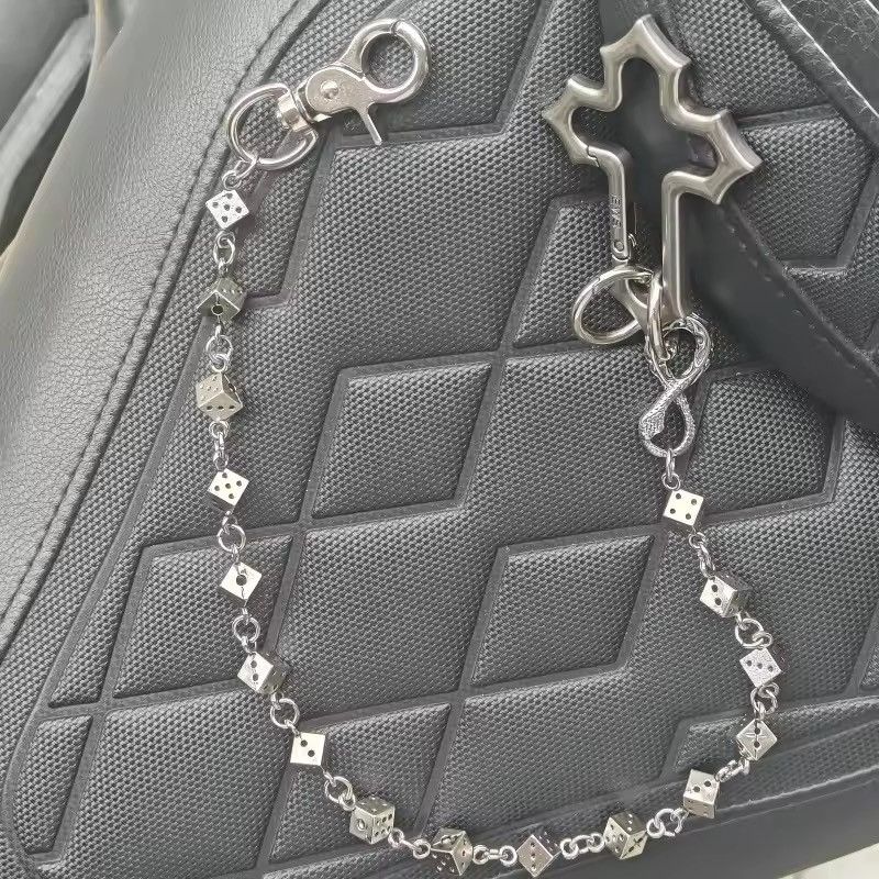 Jewelry Cross Dice Wallet Chain Size ONE SIZE - 1 Thumbnail