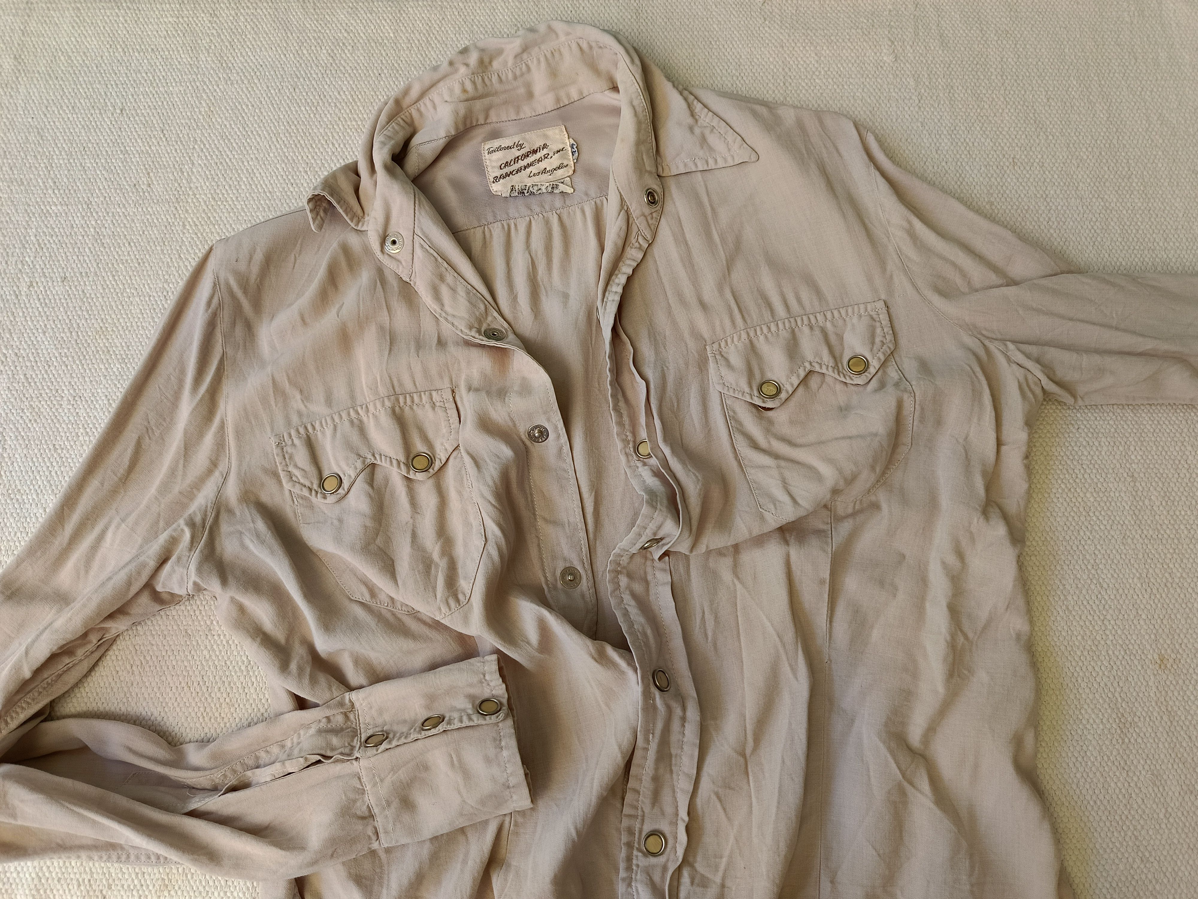 Vintage California Ranchwear 40s 50s rayon USA western snapper shirt Size US XS / EU 42 / 0 - 1 Thumbnail