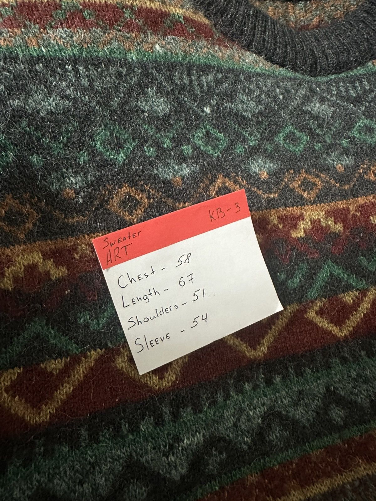 Other Vintage Old Money Sweater Gallery Art Knit Y2K Size US M / EU 48-50 / 2 - 5 Thumbnail