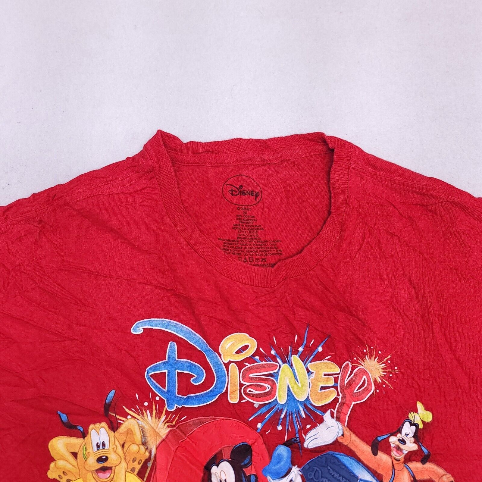 Disney Disney World 2013 Graphic Pullover Shirt Mens Size 2X Red Size US XXL / EU 58 / 5 - 1 Thumbnail