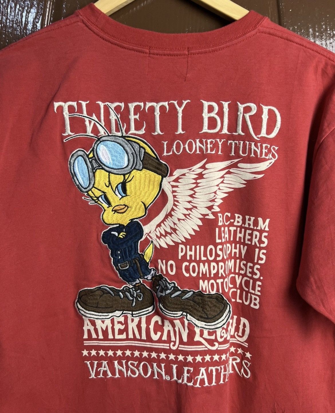 Vanson Leathers 🔥Rare Vanson Leathers x Looney Tunes Riders Tees Size US M / EU 48-50 / 2 - 8 Thumbnail