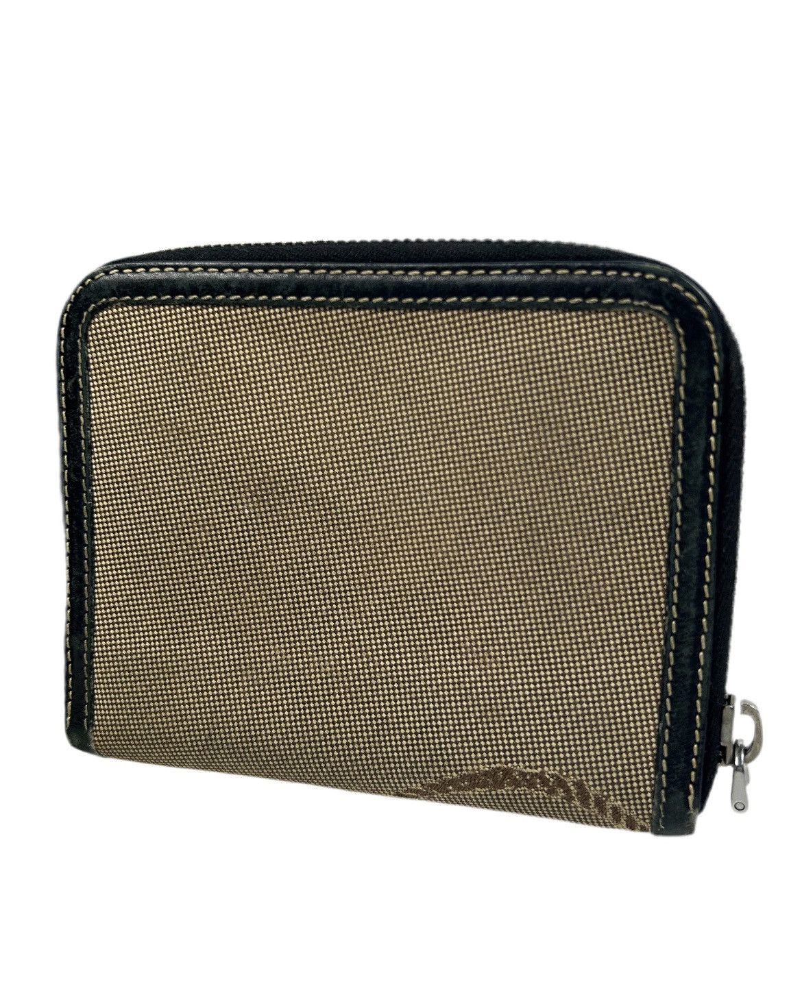 Prada Prada Jacquard Leather Zippy Wallet Size ONE SIZE - 3 Thumbnail