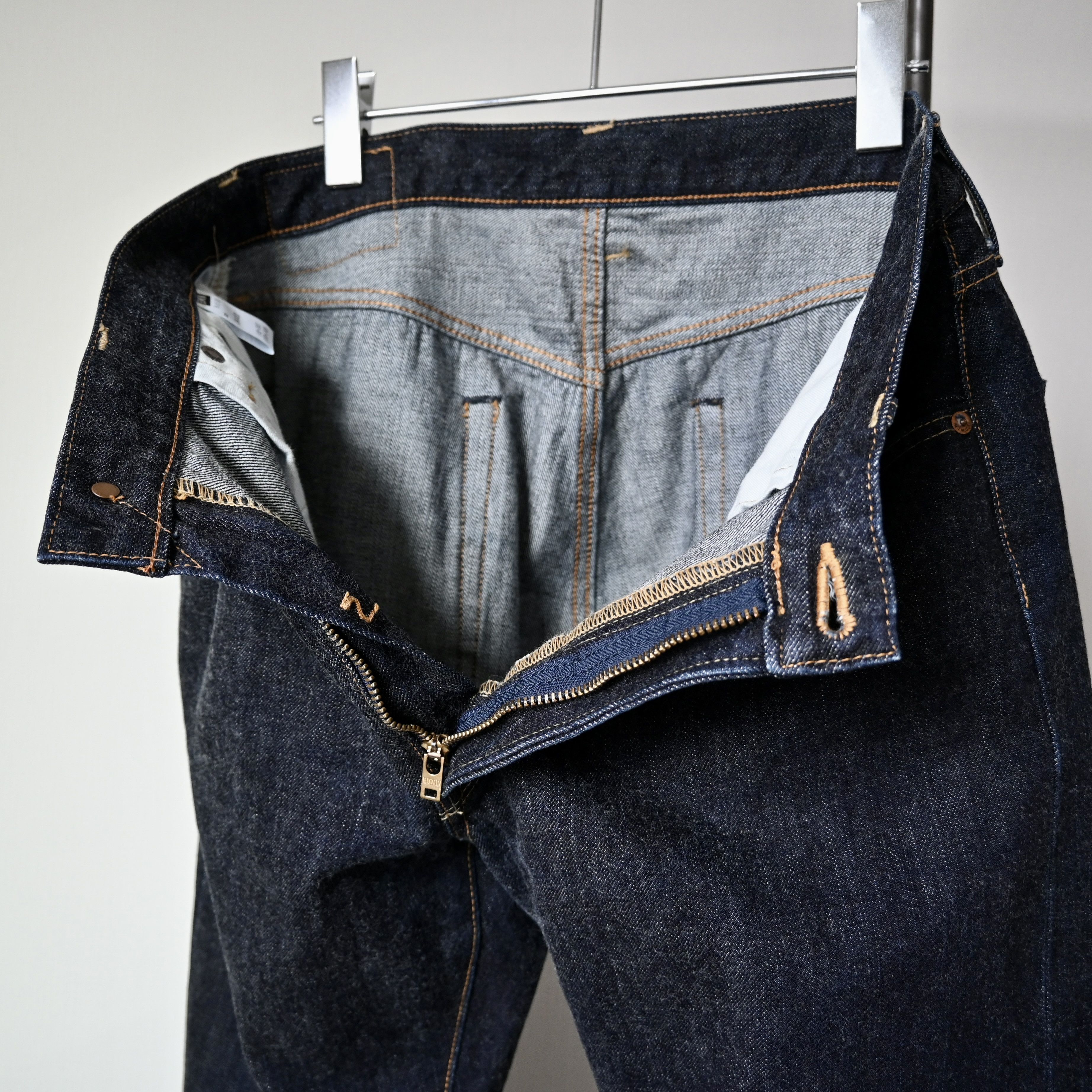 Edwin VTG 2000s EDWIN 505s dark indigo selvedged denim jeans Size US 33 - 6 Thumbnail