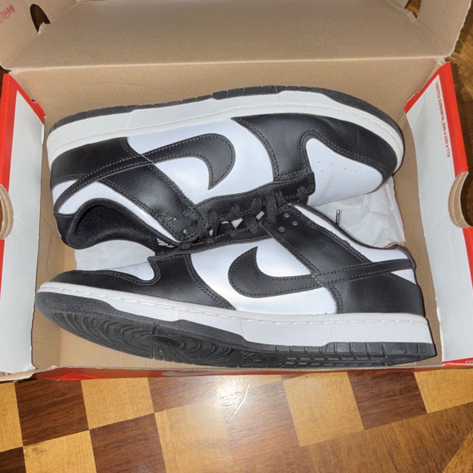 Nike Nike Dunk Low Retro PANDA White Black DD1391-100 Men' 11.5 Size US 11.5 / EU 44-45 - 7 Thumbnail