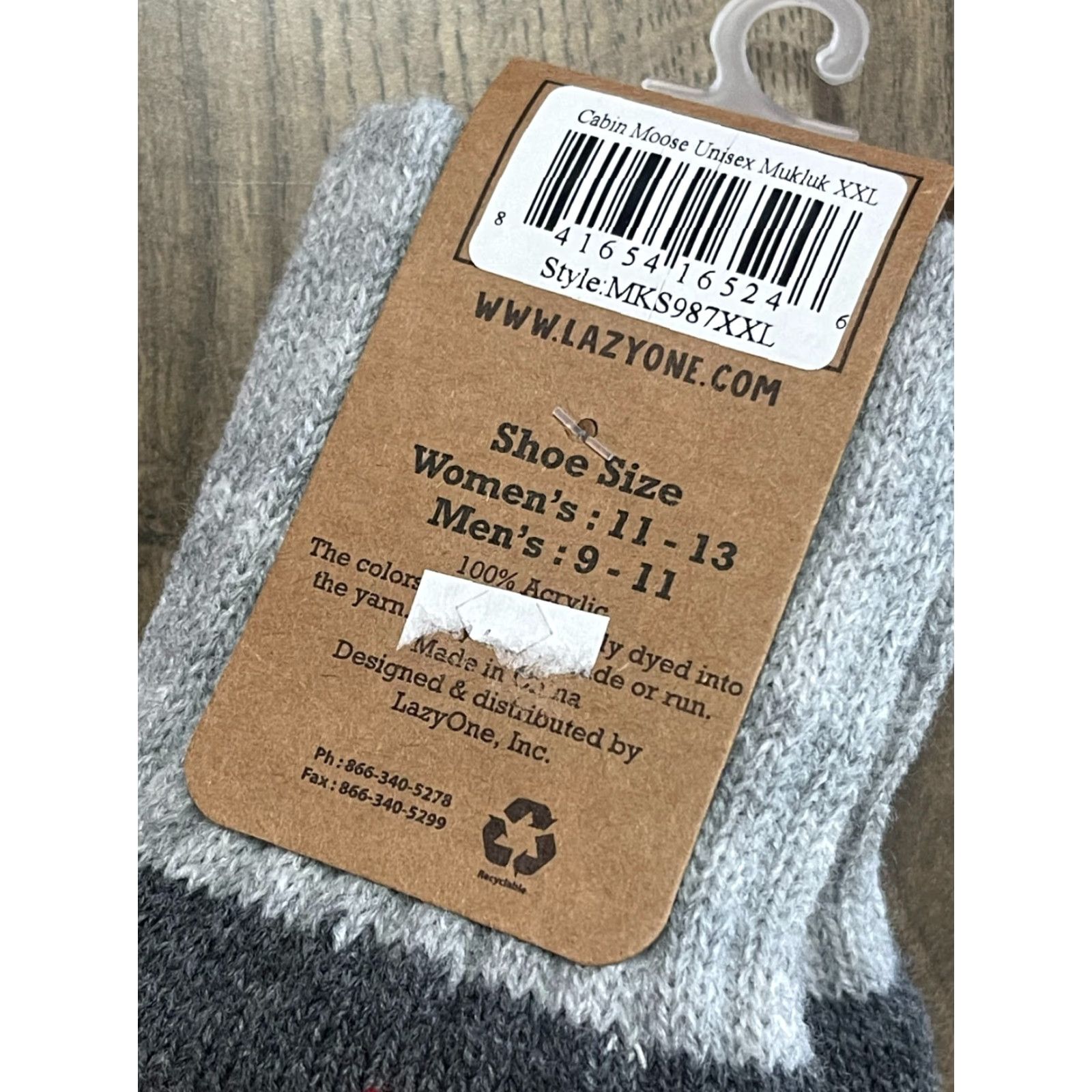 Vintage VINTAGE Lazy One Short Muluk Shoe Womens Size 11-13 Mens 9-11 Reindeer Christmas Socks Black 11-13 Men Women Christmas Size 30" / US 8 / IT 44 - 2 Thumbnail