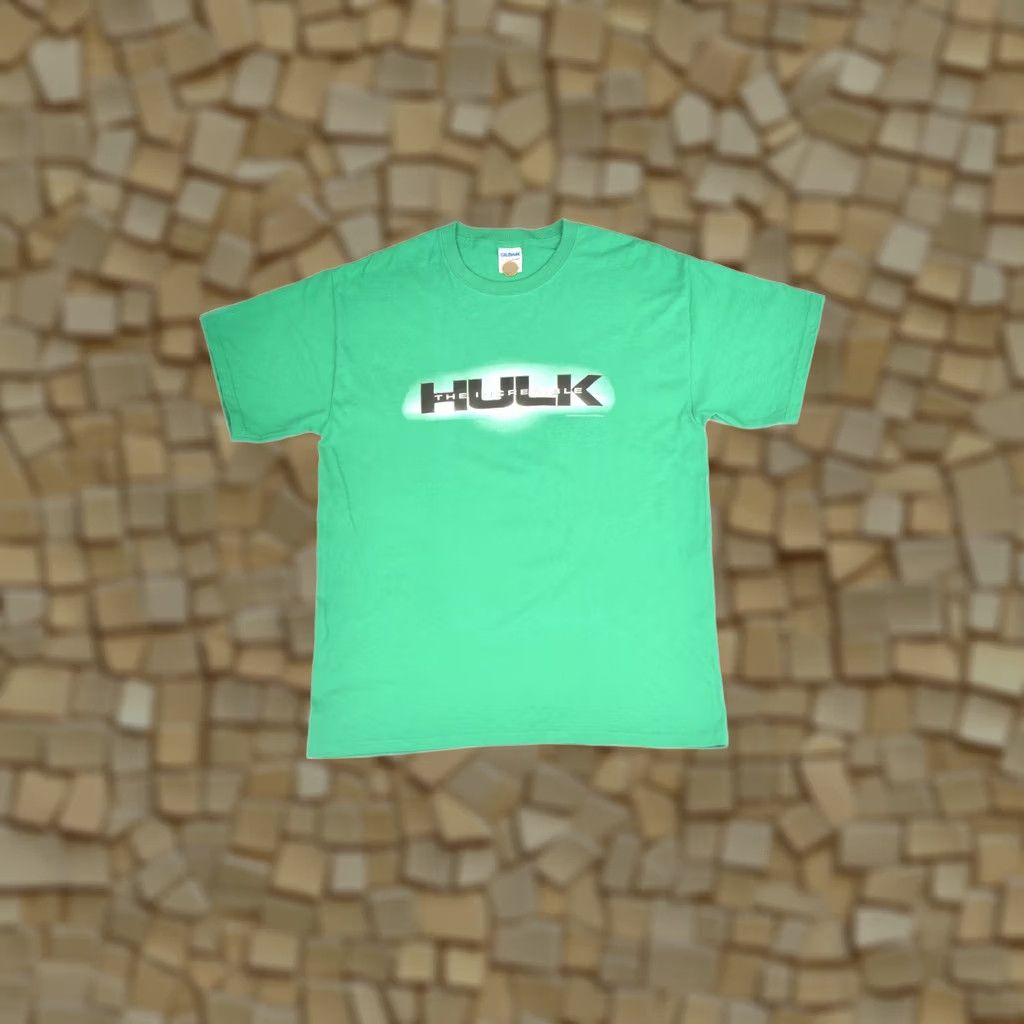 Gildan Gildan Vintage 2008 The Incredible Hulk Unleashed Movie Promo T-Shirt Tee Size L Green Mens Shirt Size US L / EU 52-54 / 3 - 1 Thumbnail