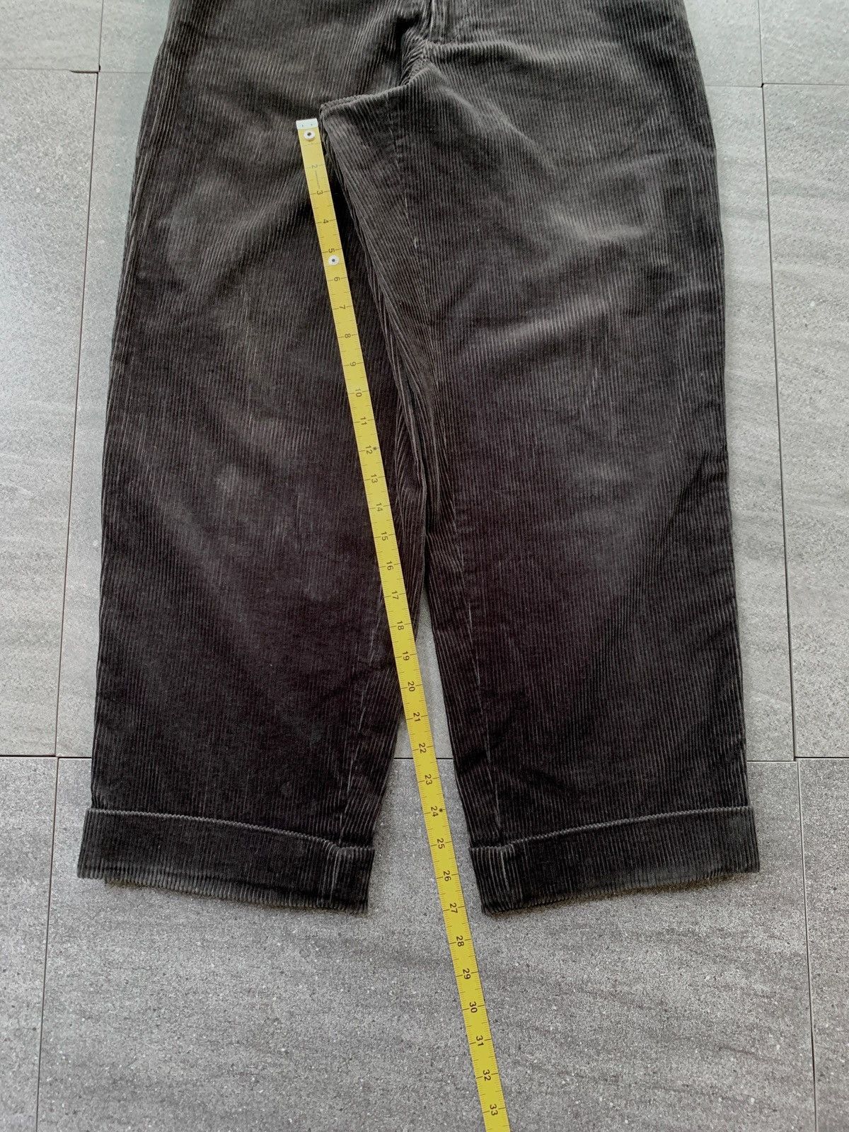 Comme des Garcons Homme FREE TAX! 90s Faded Baggy Corduroy Trousers Size US 29 - 13 Thumbnail