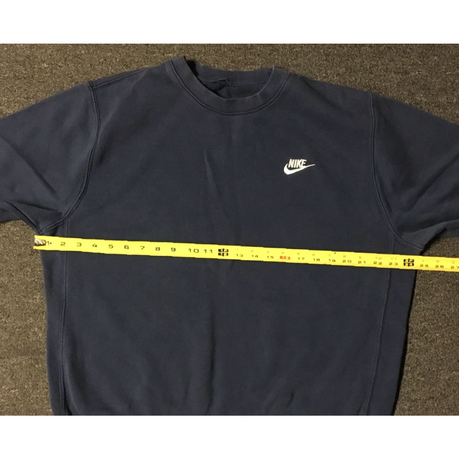 Nike Nike Swoosh Faded Hoodie L Men Navy Blue 90s Grunge Hip Hop Vintage Sweatshirt Sportswear Nike Sportswear Size US L / EU 52-54 / 3 - 6 Thumbnail