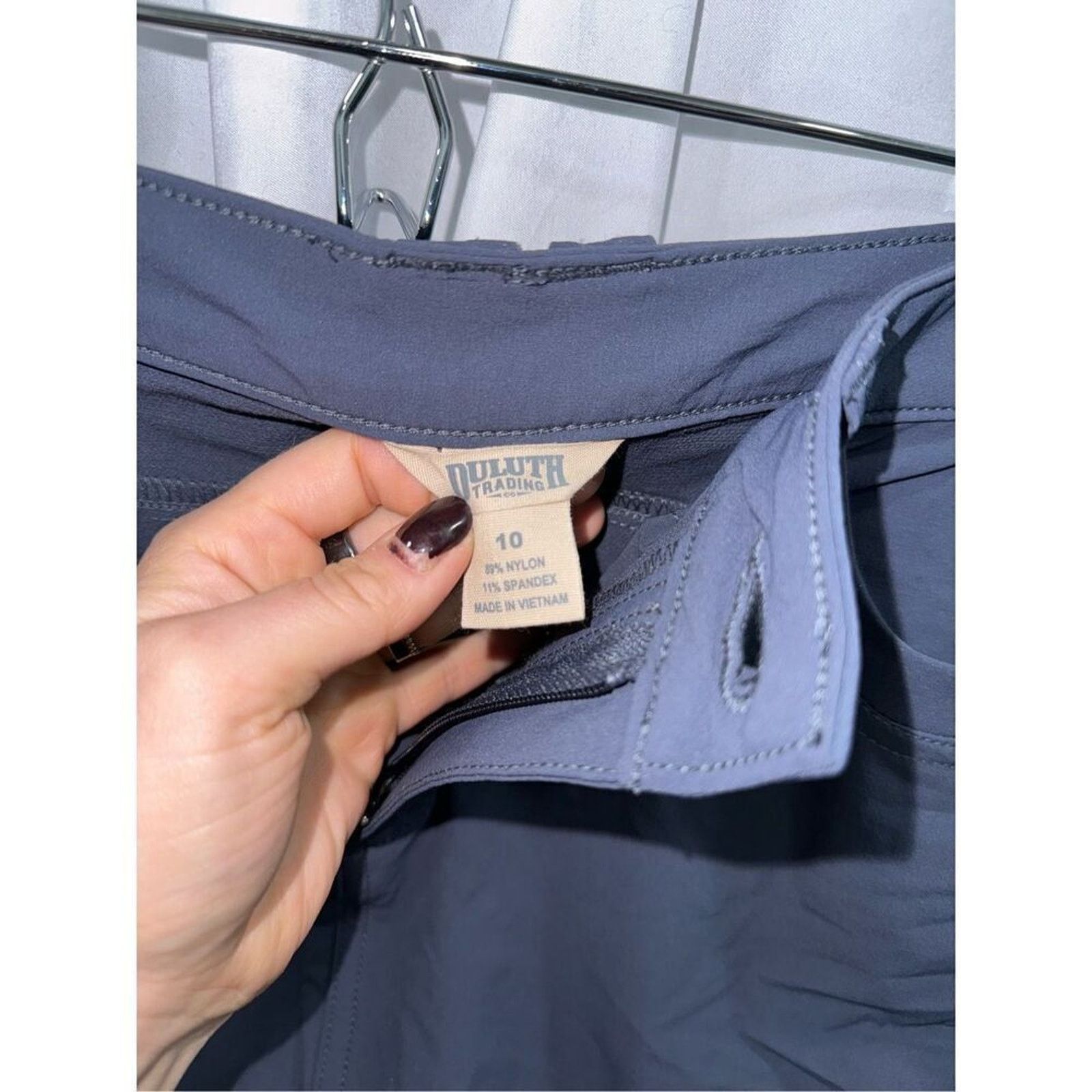 Duluth Trading Company Duluth Trading Co Blue Knee-Length Skirt | Sz 10 Size 32" / US 10 / IT 46 - 3 Thumbnail