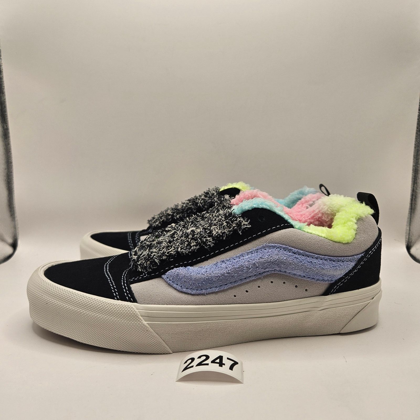 Vans VANS WOMEN'S 8 KNU SKOOL PARTY ANIMAL RAINBOW BLACK SUEDE Size US 8 / IT 38 - 2 Thumbnail