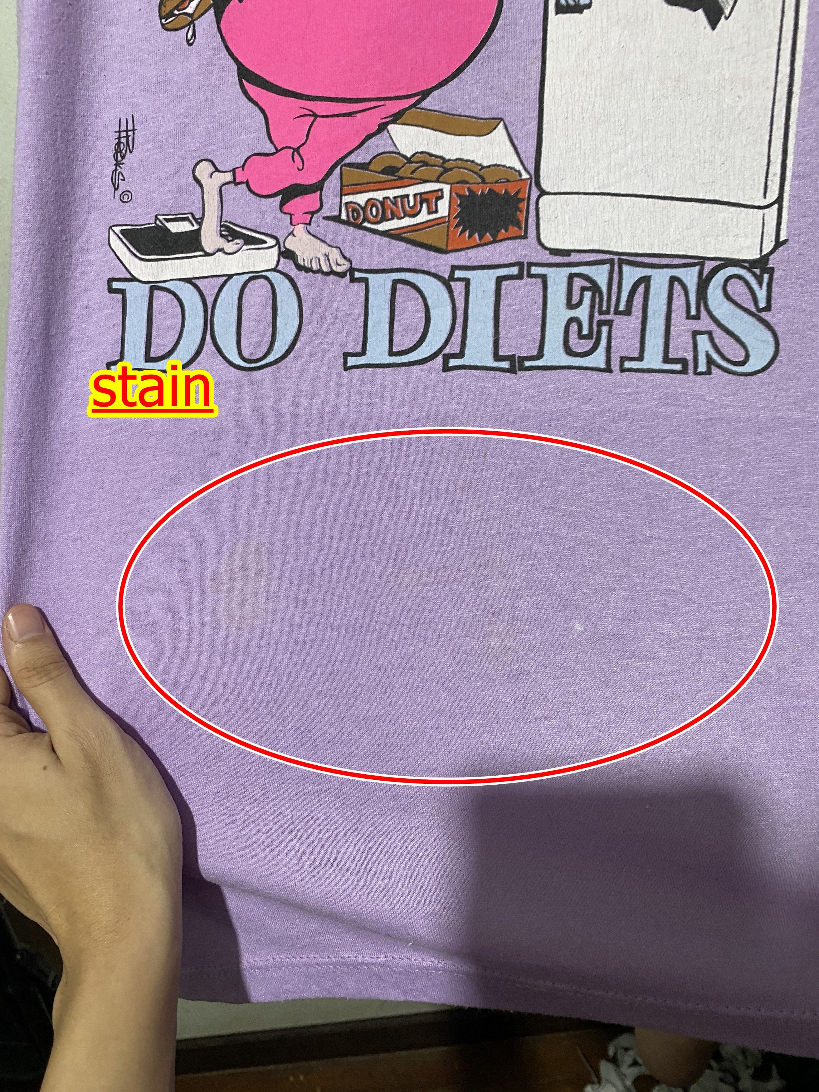 Vintage Vintage I Don't Do Diets Shirt Size US XL / EU 56 / 4 - 6 Thumbnail