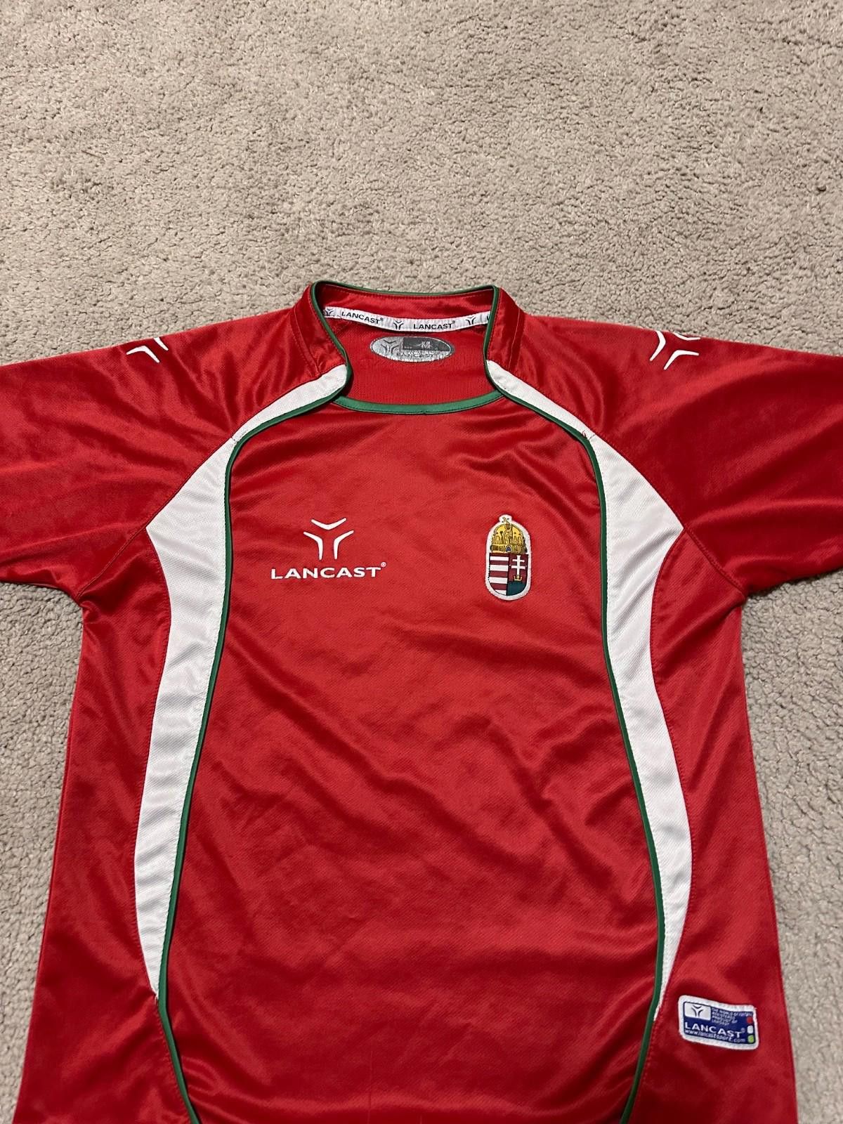Other Hungary Lancast Mens Football Shirt Soccer Jersey Size M Size ONE SIZE - 3 Thumbnail