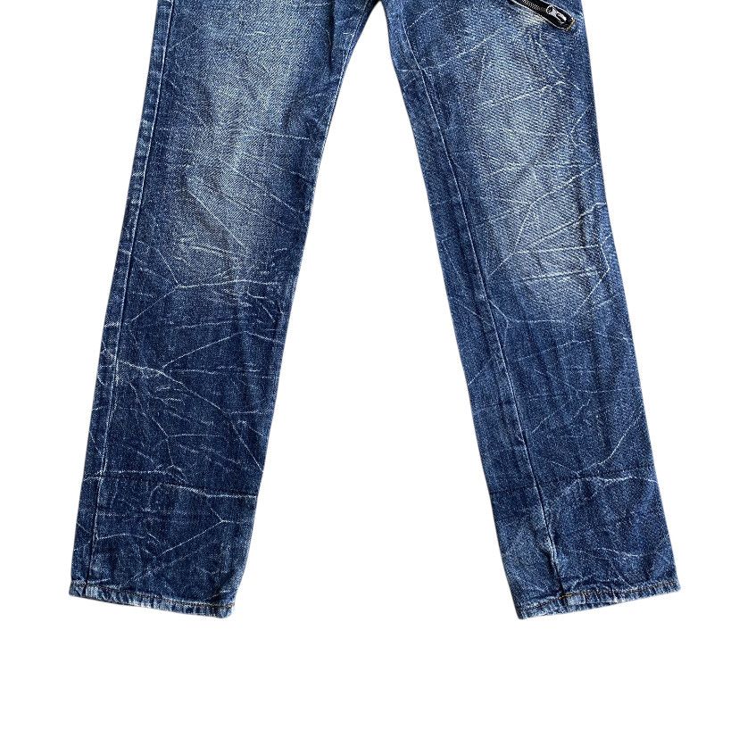 Tornado Mart Flare Nylaus Double Waist punk denim jeans Size US 30 / EU 46 - 3 Thumbnail